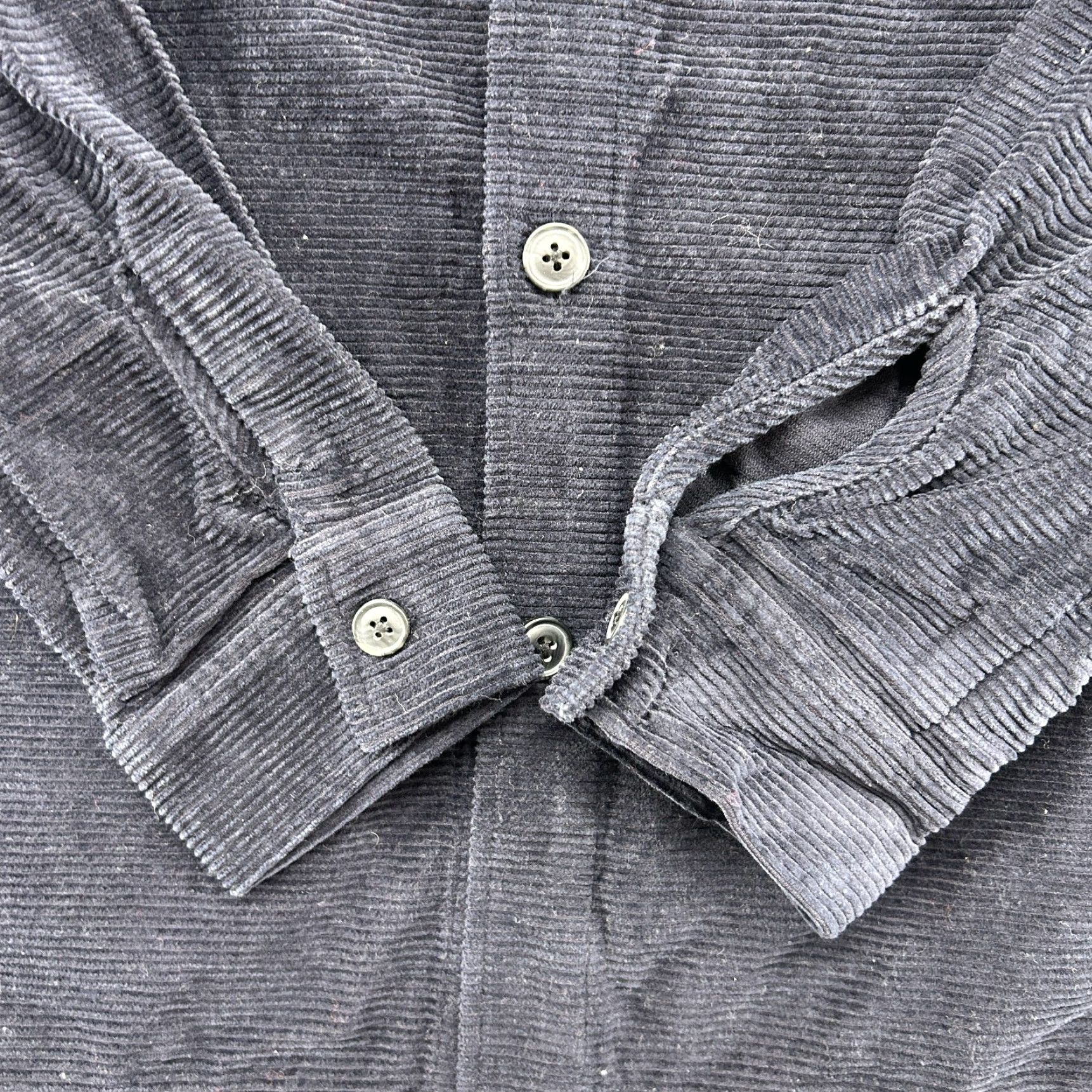 Vintage Unionbay Shirt Jacket Mens M Blue Corduroy Button Up Long Sleeve 90s Workwear Casual Bomber Jacket Size US M / EU 48-50 / 2 - 3 Thumbnail
