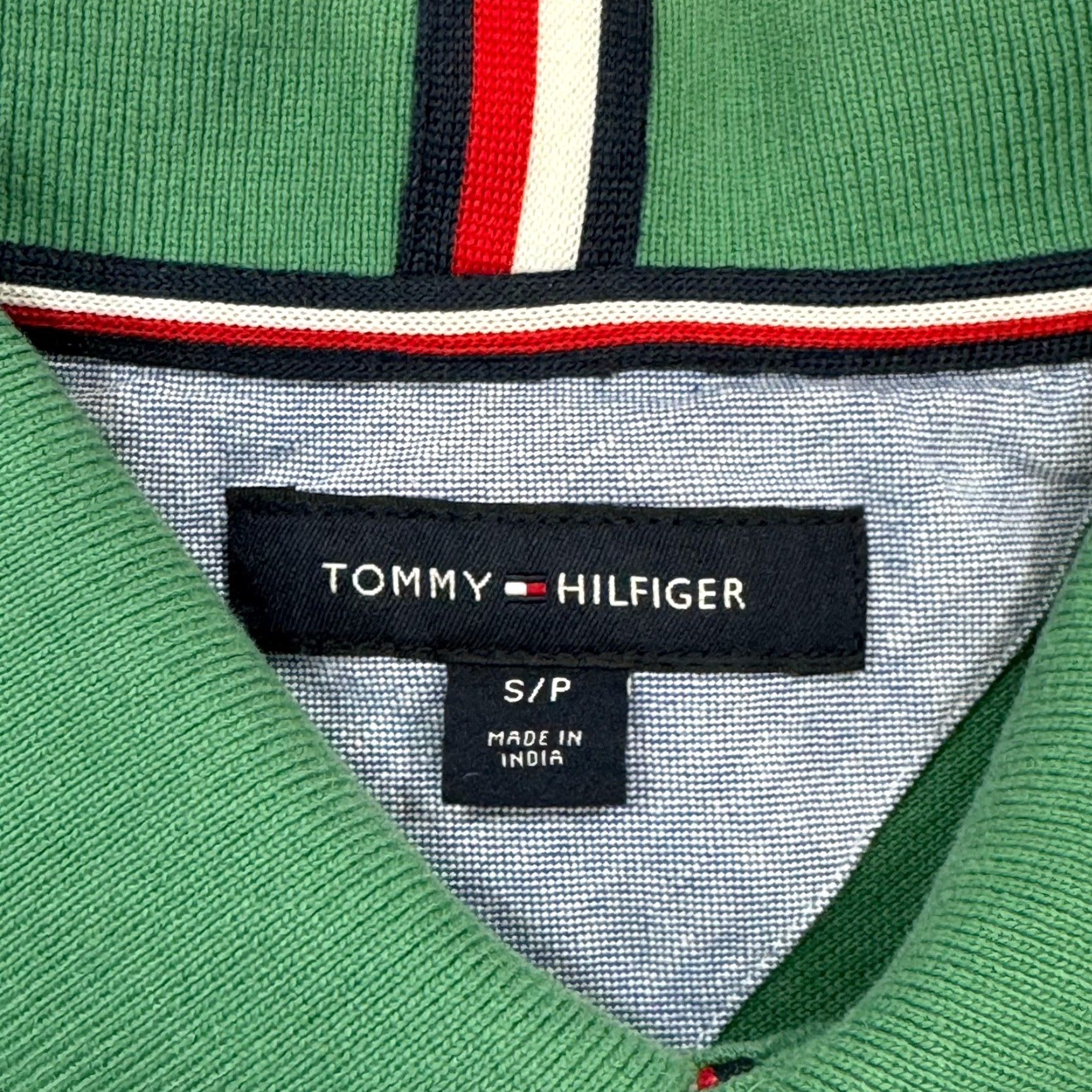 Tommy Hilfiger Tommy Hilfiger Polo Shirt Men’s Small Short Sleeve Green Rugby Preppy Pique Shirt Size US S / EU 44-46 / 1 - 4 Thumbnail