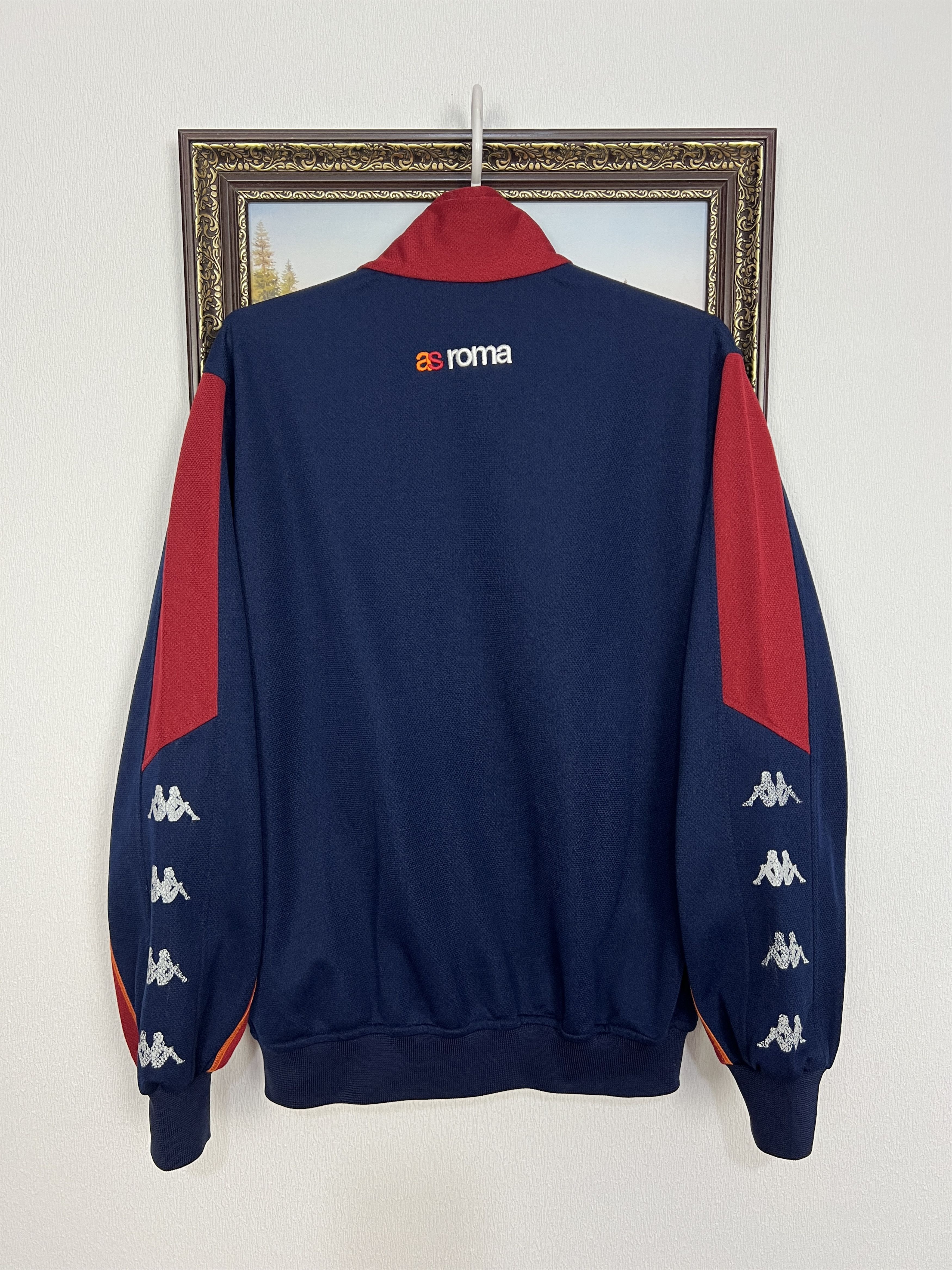 Kappa Vintage AS Roma Football Jacket Soccer Track Top Maglia Size US M / EU 48-50 / 2 - 9 Thumbnail