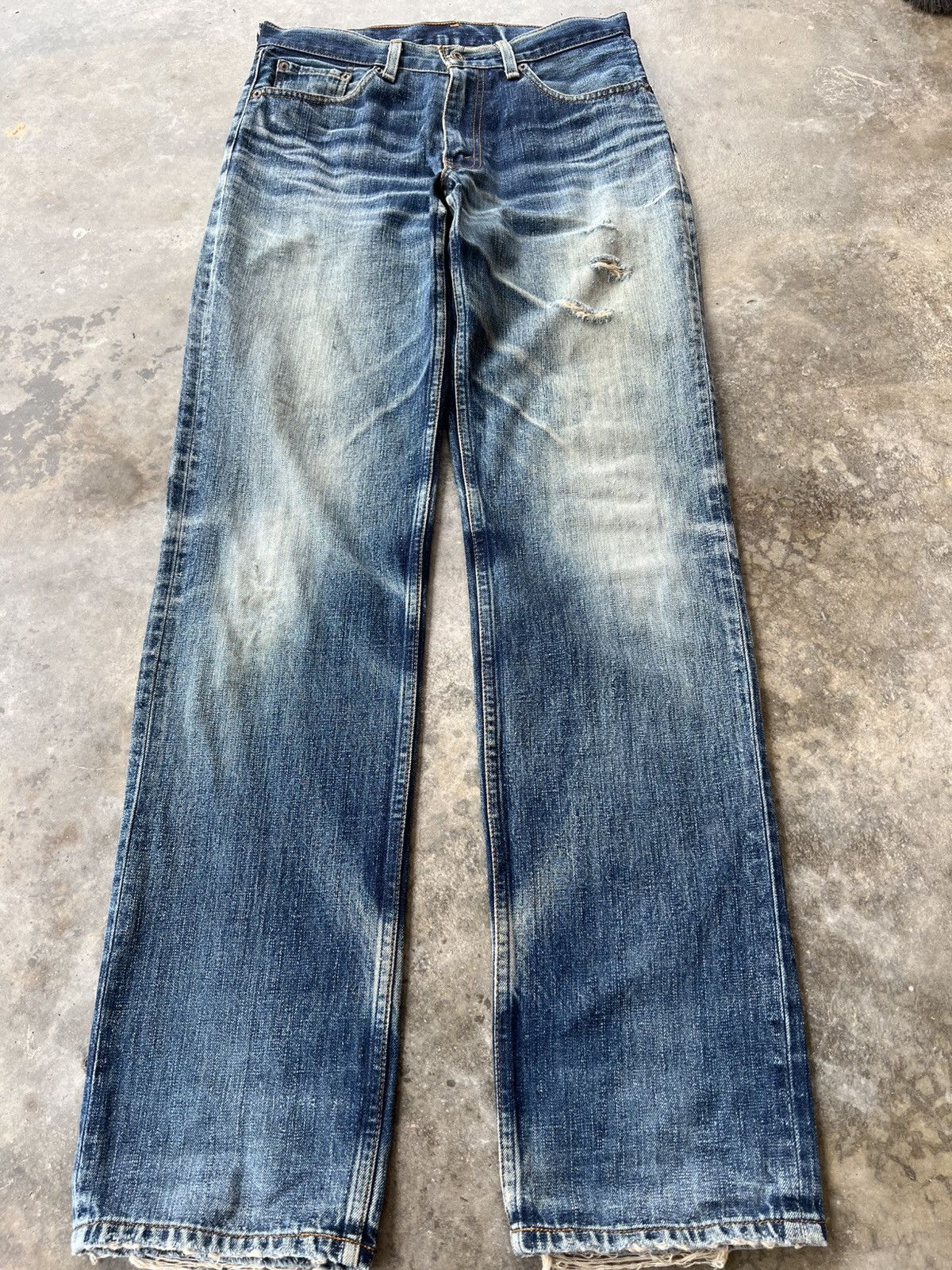 Levi's Vintage 90’s Levis 502 Distressed Mud Wash Jean Size US 30 / EU 46 - 1 Thumbnail
