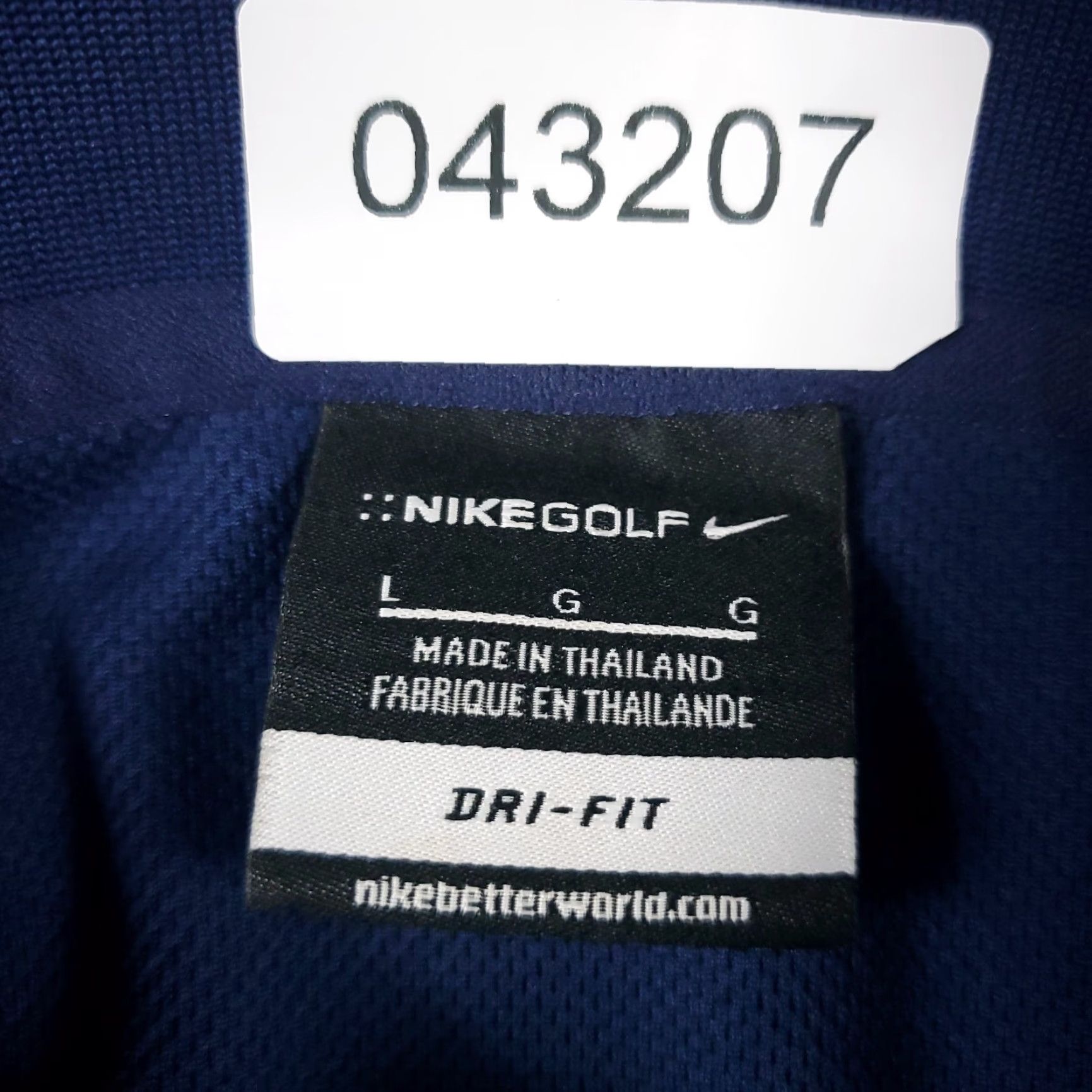 Nike Nike Polo Shirt Mens Large Blue Swoosh Golf Casual Short Sleeve Size US L / EU 52-54 / 3 - 7 Thumbnail