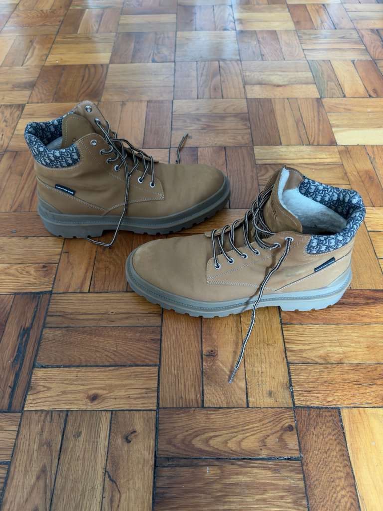 Dior Dior Oblique Tan Desert Boots Size US 11 / EU 44 - 2 Thumbnail