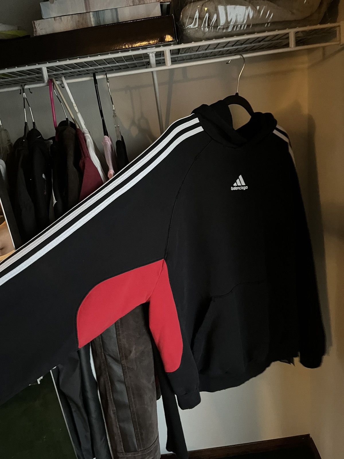 Adidas × Balenciaga Balenciaga adidas 90s hoodie Size US L / EU 52-54 / 3 - 3 Thumbnail