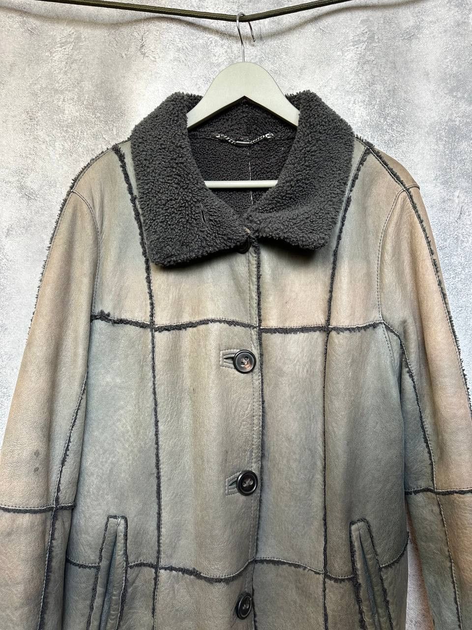 Other RRP 1900$ Werner Christ Patchwork Shearling Coat Size 50 Size US L / EU 52-54 / 3 - 5 Thumbnail