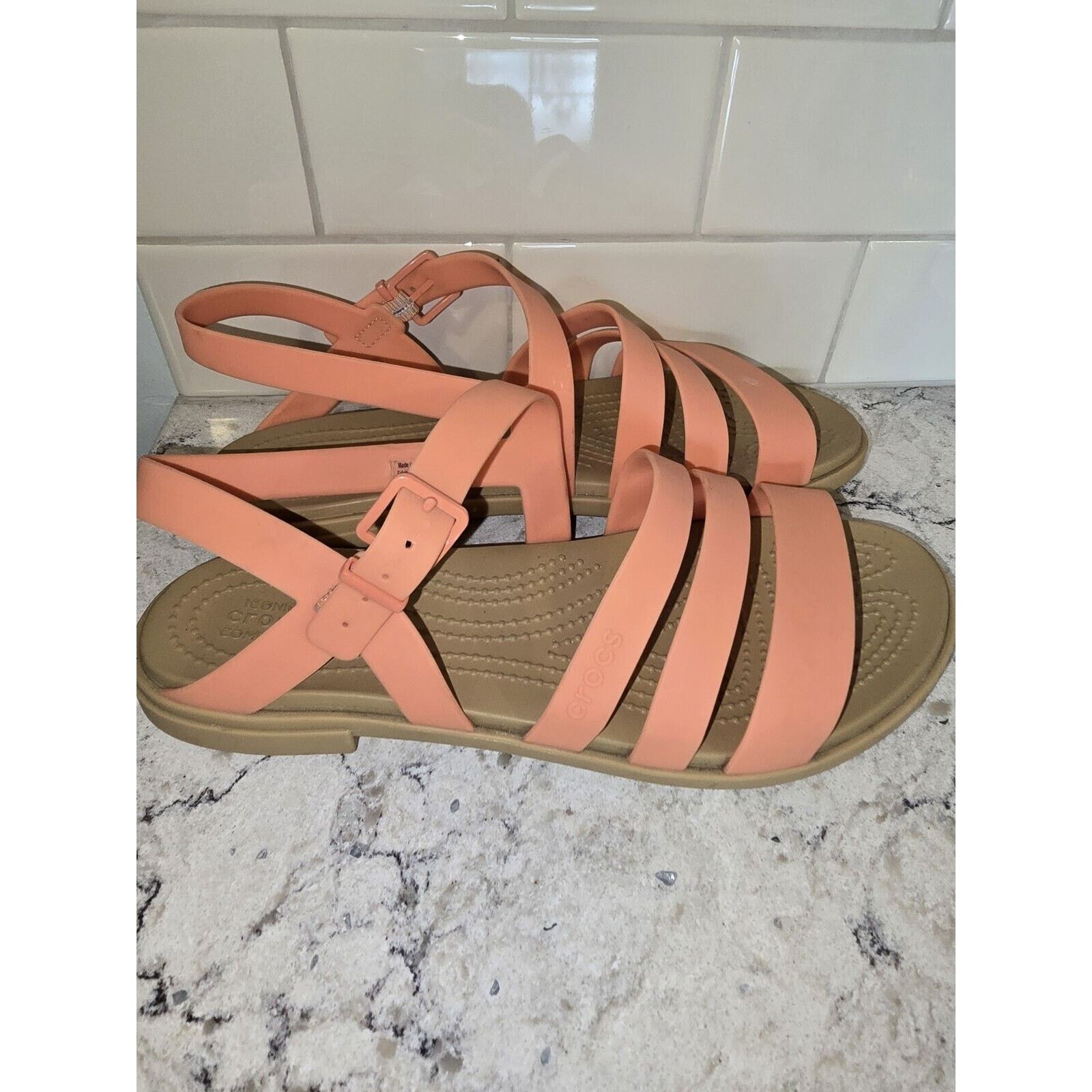 Coral strappy sandals best sale