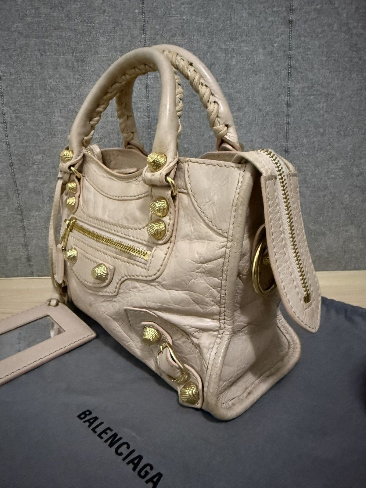 Balenciaga Balenciaga mini City lambskin Giant studded Size ONE SIZE - 6 Thumbnail