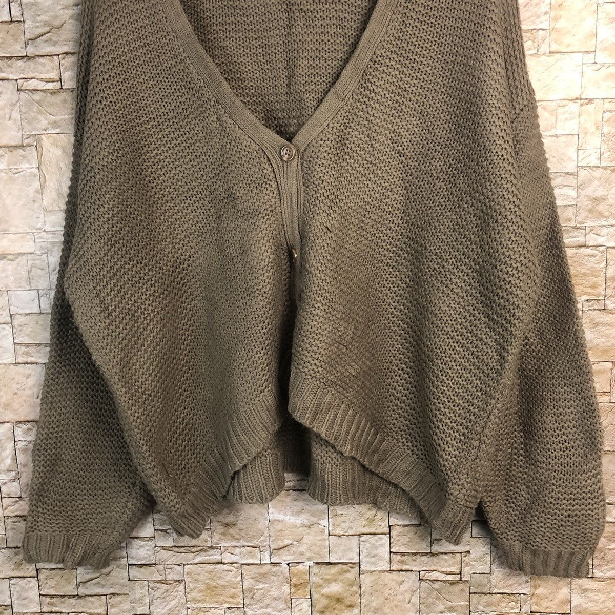 Sugar Spoon Brown baggy Cardigan Knitwear #A194