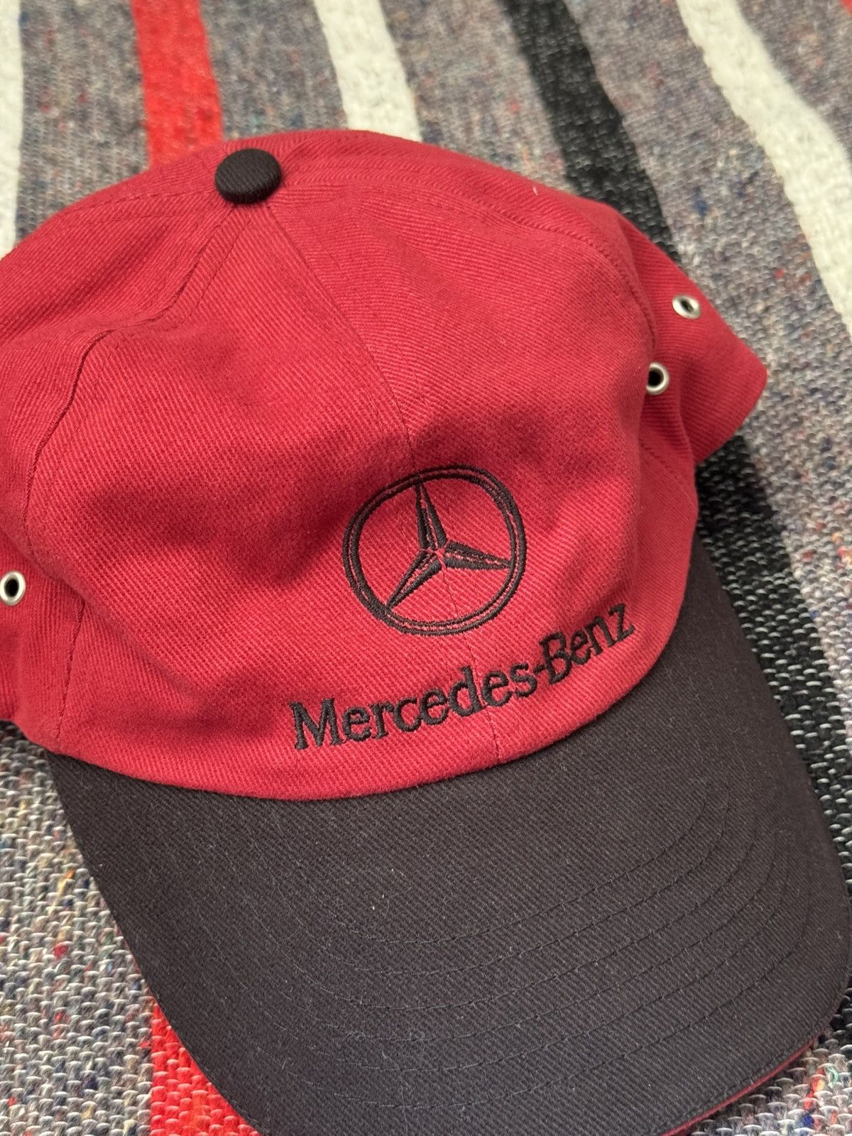 Mercedes-Benz Vintage 00’s Mercedes Benz y2k Racing Faded Hat Size ONE SIZE - 2 Thumbnail