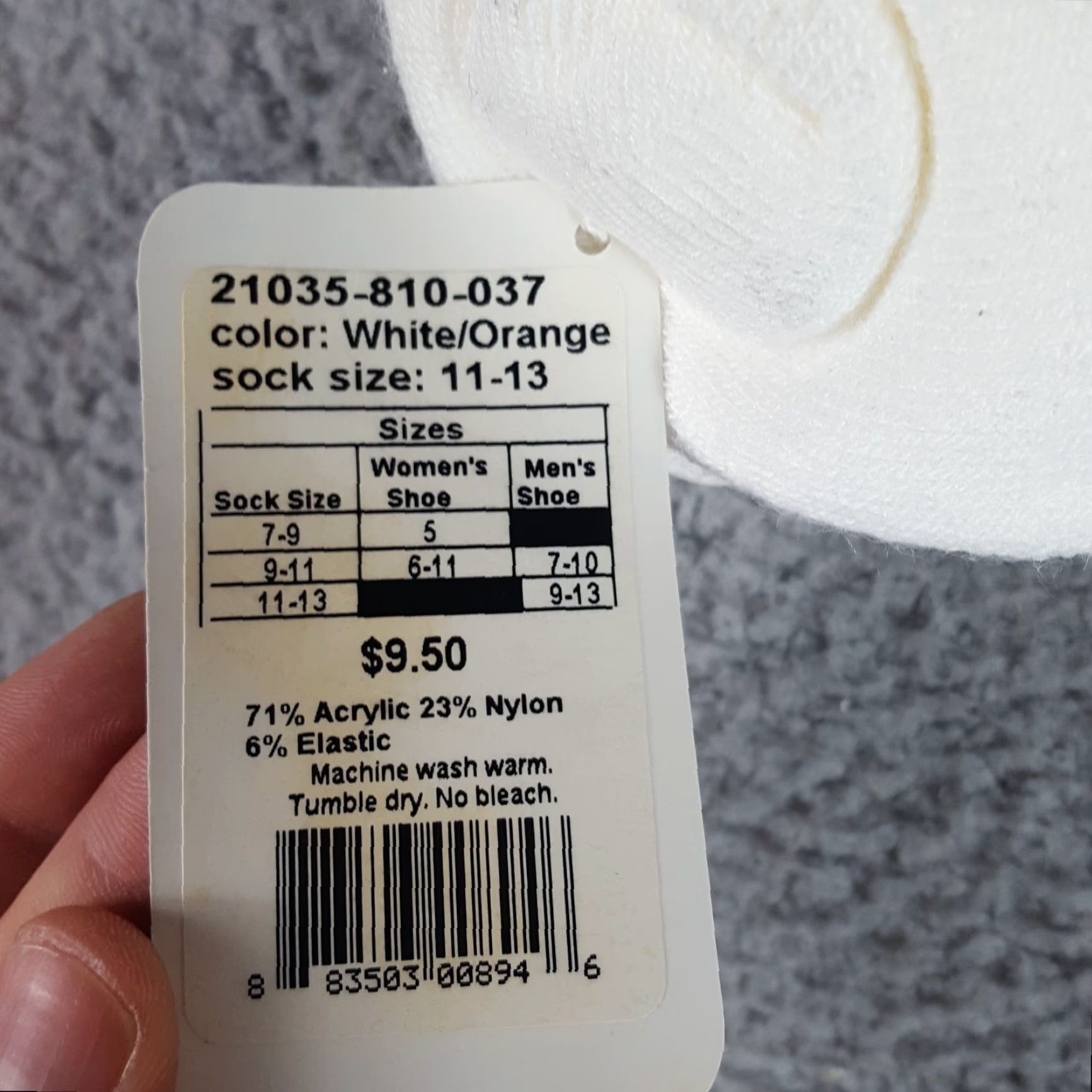 Crocs VINTAGE Crocs Ankle Socks 2 Pairs Size 10-13 White Cotton Y2K Retro Unisex Adults Size ONE SIZE - 3 Thumbnail