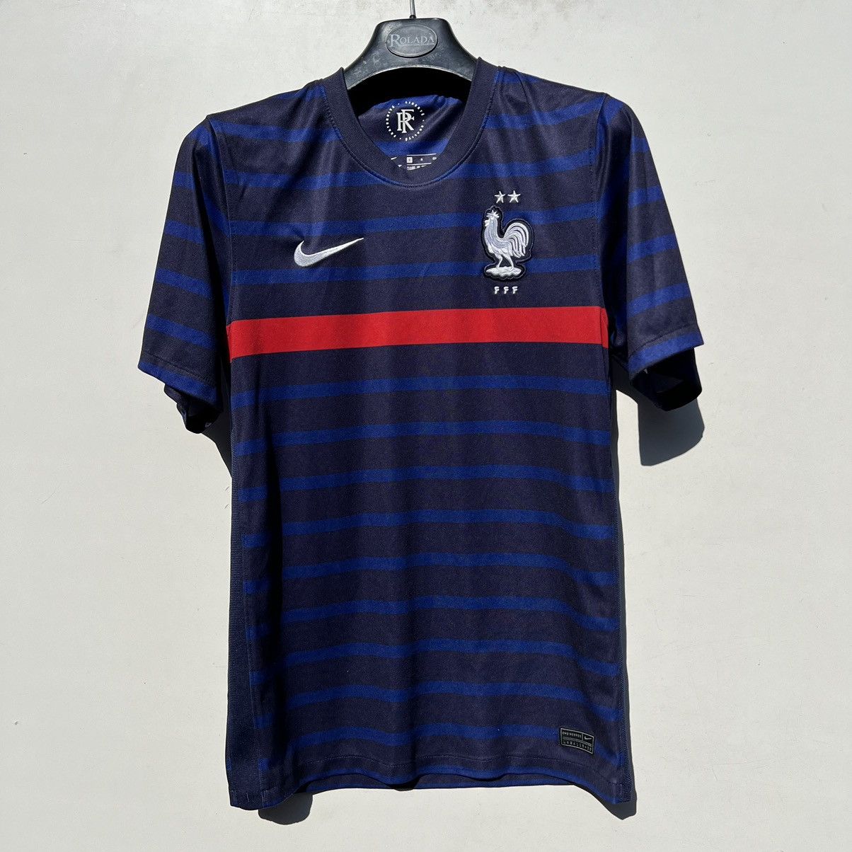 Nike FRANCE 2020 2021 HOME FOOTBALL SHIRT SOCCER JERSEY NIKE Size US S / EU 44-46 / 1 - 1 Thumbnail