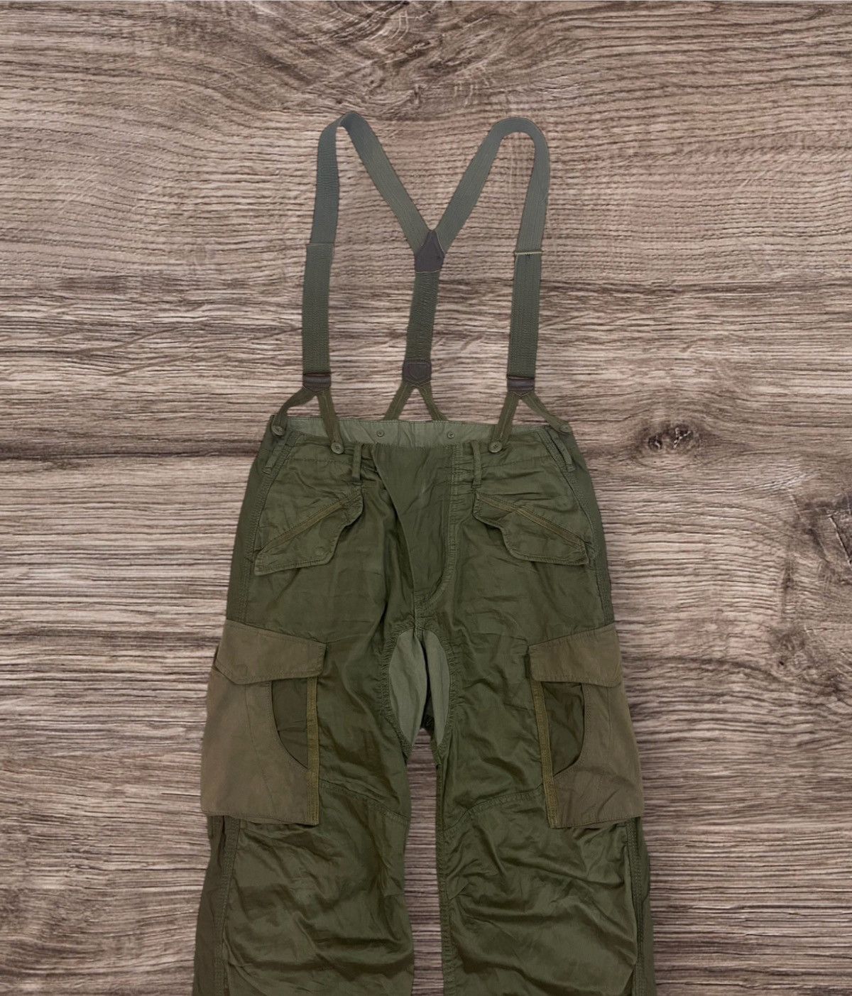 Japanese Brand 💸BINDING OFFER💸 G.O.A Suspender Flared Cargo Pants Size US 32 / EU 48 - 5 Thumbnail