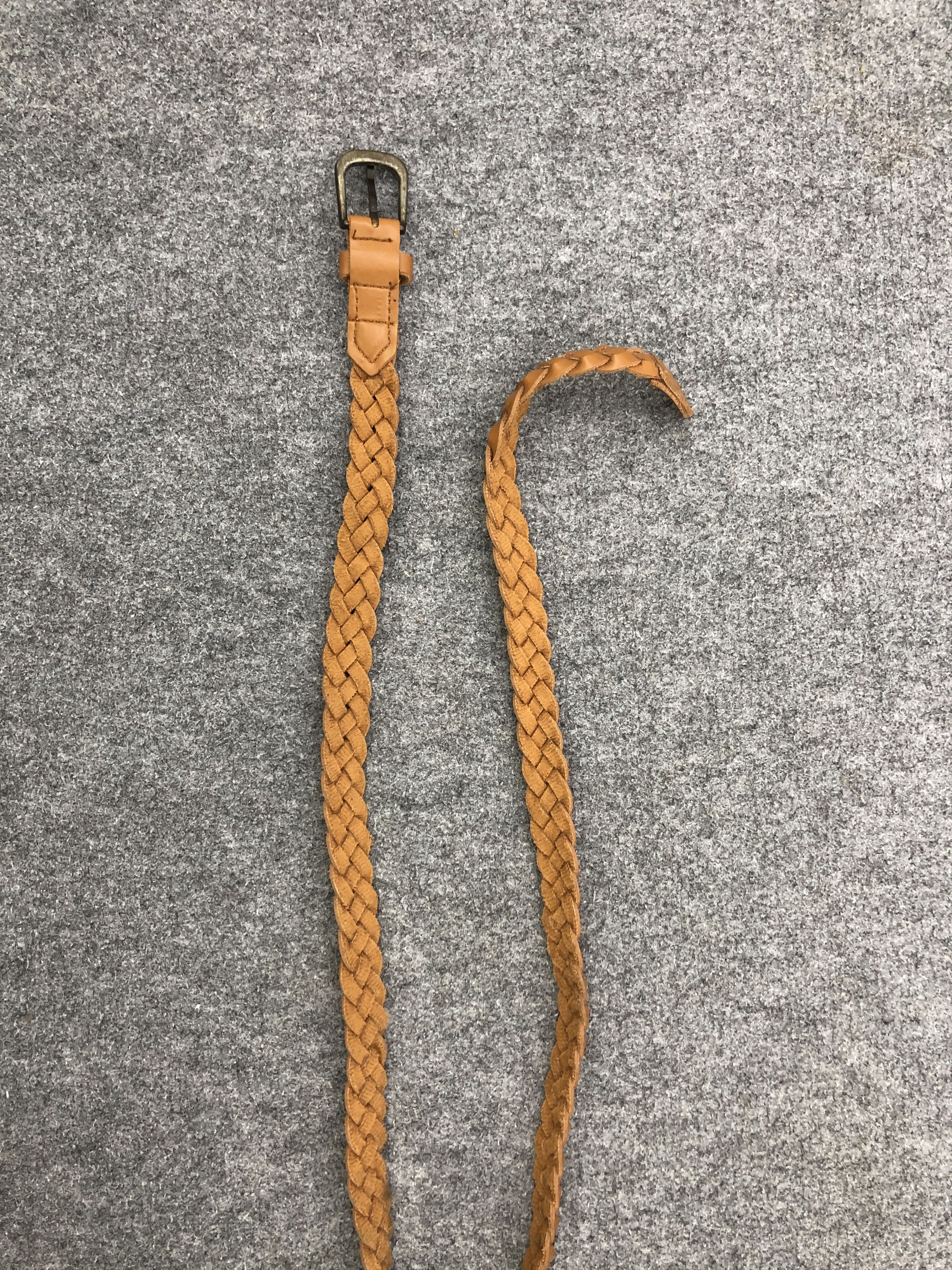 Japanese Brand Vintage Japanese Brand Braided Buckle Belt B0017 Size ONE SIZE - 7 Thumbnail