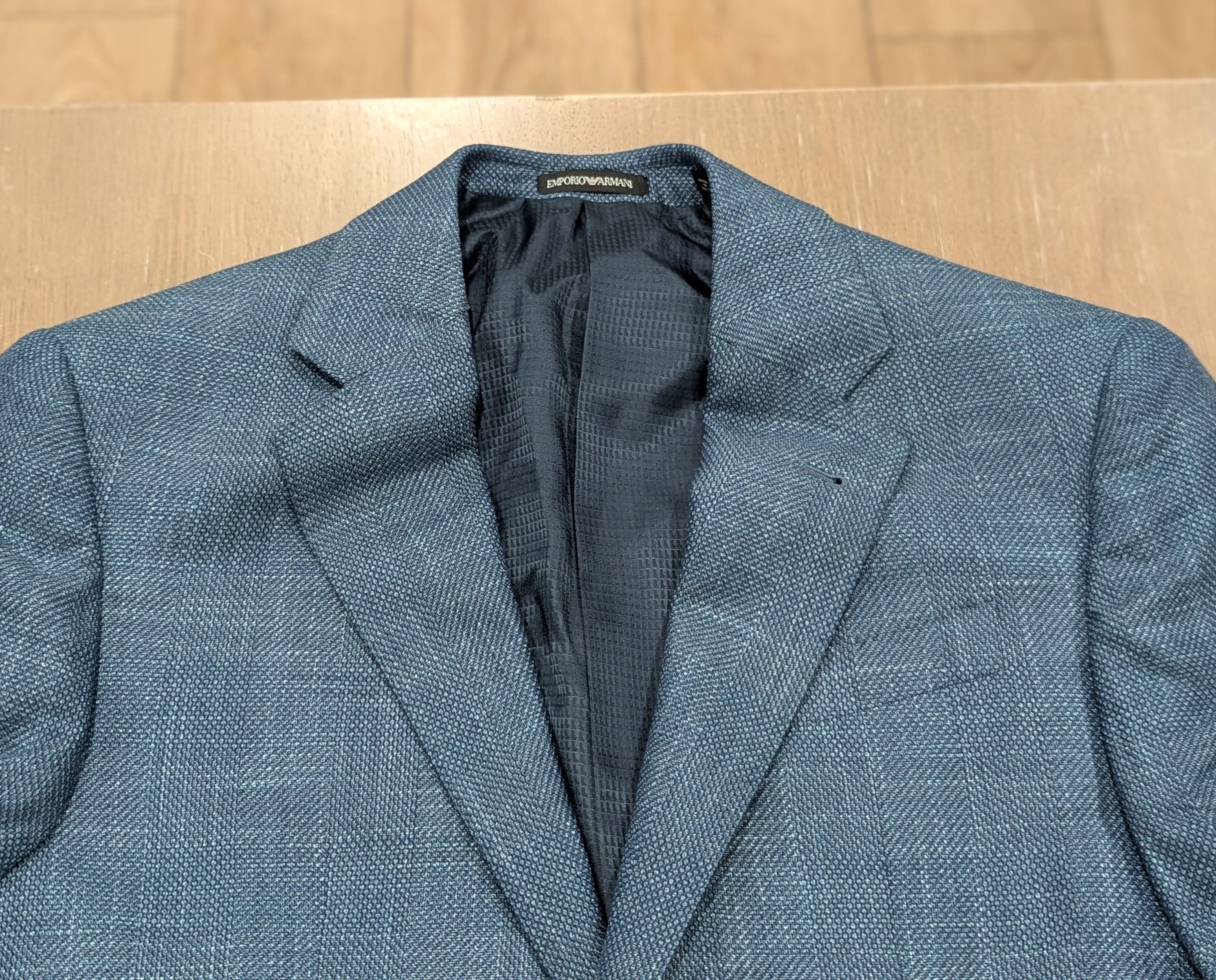 Emporio Armani EMPORIO ARMANI G-Line Sport Coat Teal 48 US 38R Size 38R - 2 Thumbnail