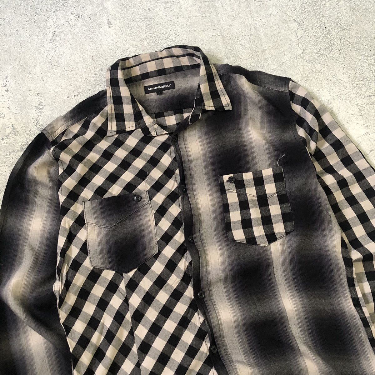 semanticdesign Semantic Design Plaid Shirt Size US S / EU 44-46 / 1 - 3 Thumbnail