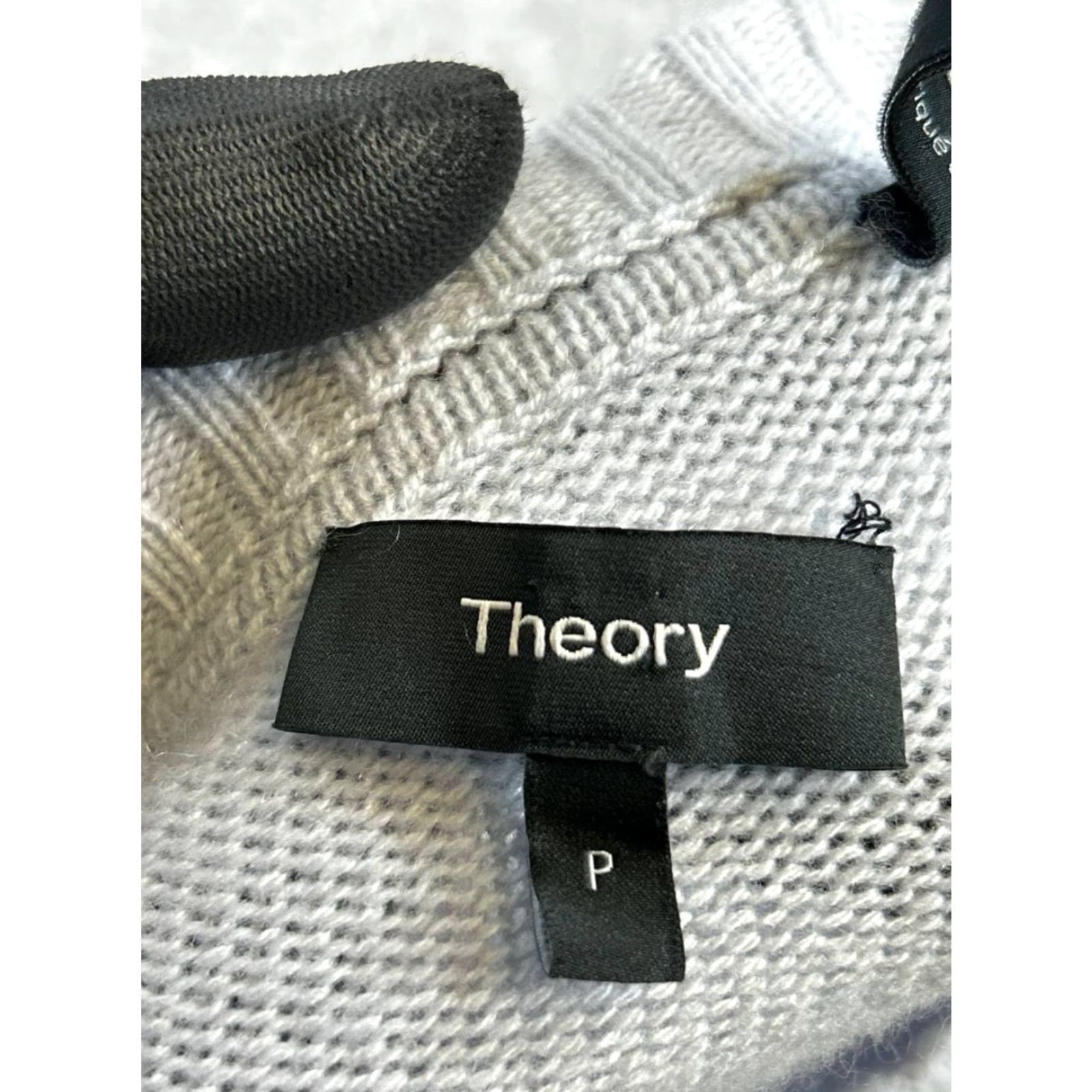 Theory Theory Sweater Womens Medium Blue Cashmere Knit Pullover Size M / US 6-8 / IT 42-44 - 3 Thumbnail