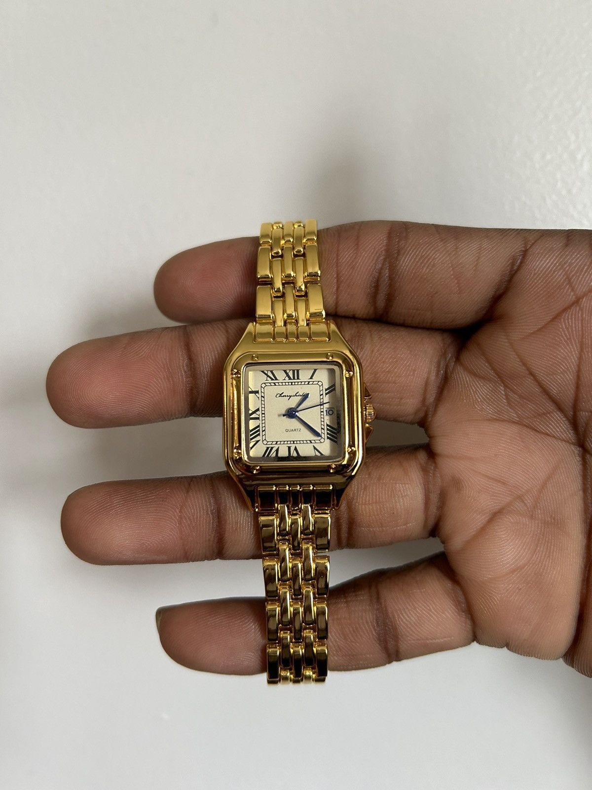 Archival Clothing x Vintage 90's Vintage Retro Luxury Style Quartz Gold Watch, Men's