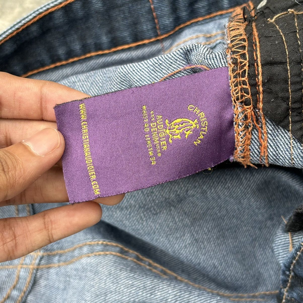 Ed Hardy Super Rare💥Christian Audigier Spell Out 💀 Jeans Size US 38 / EU 54 - 12 Thumbnail