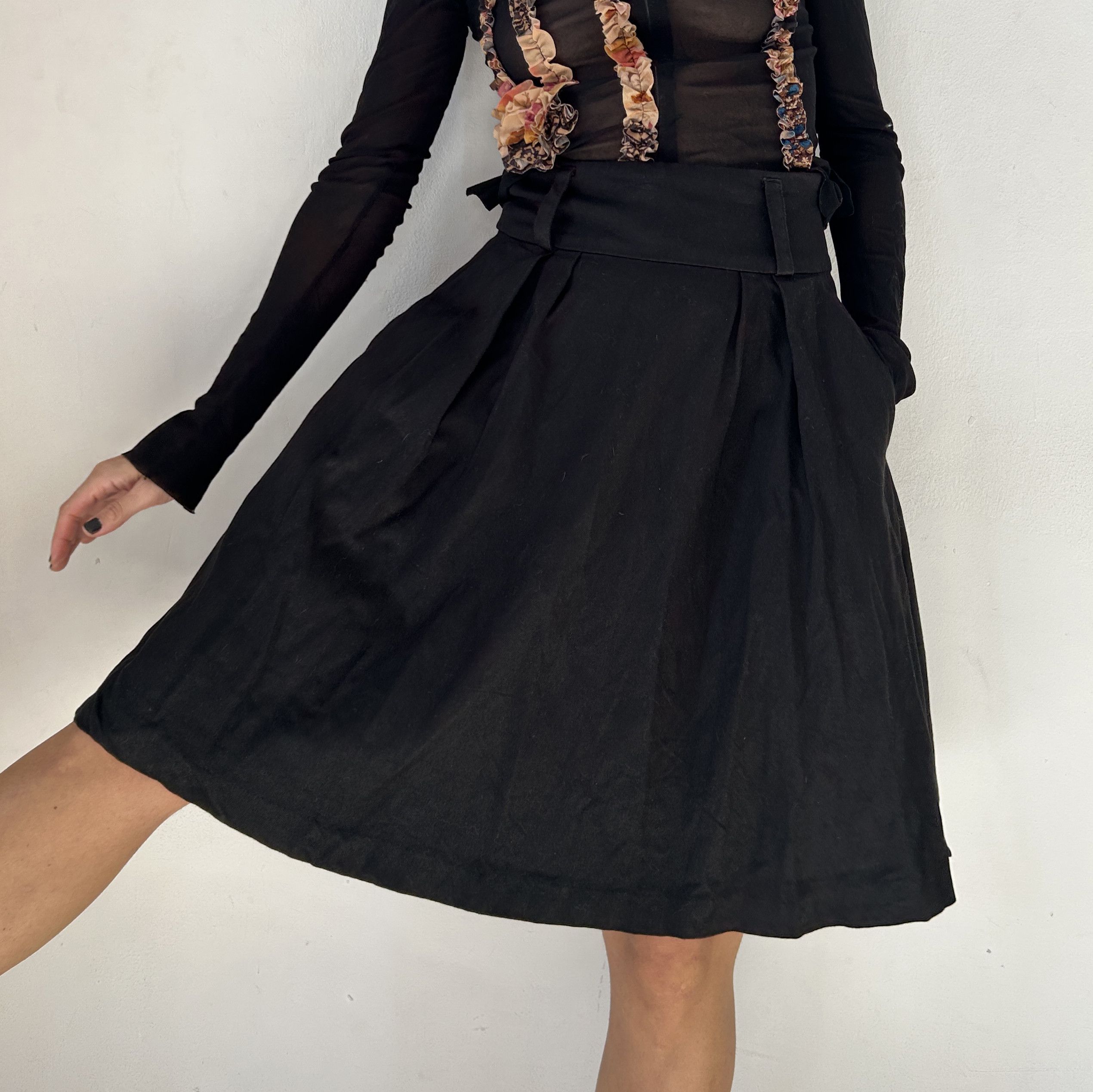 Miss Sixty Miss Sixty y2k black skater skirt Size 28" / US 6 / IT 42 - 4 Thumbnail