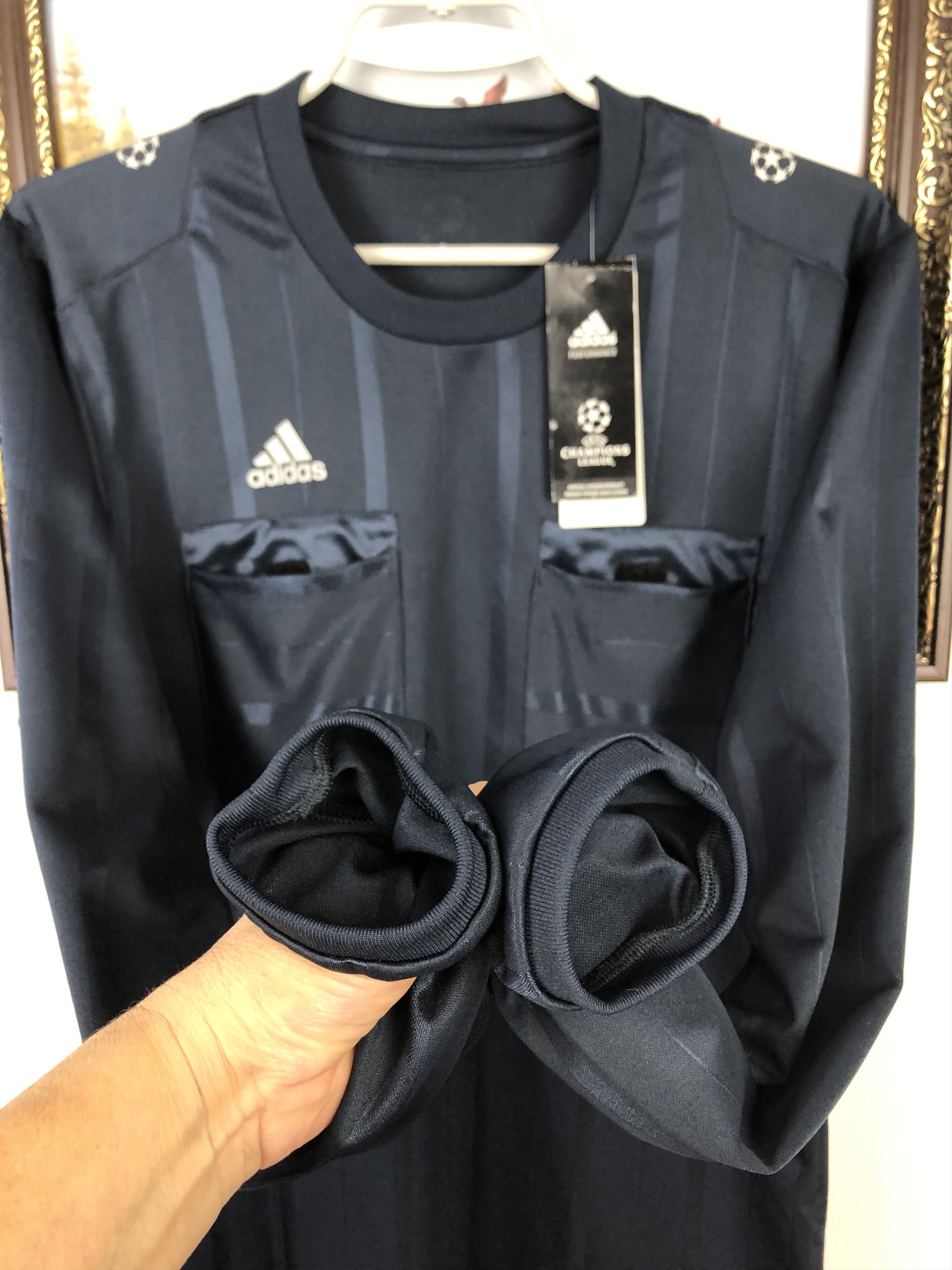 Adidas Adidas Champions Leagues Referee Tee Football Shirt Soccer Size US M / EU 48-50 / 2 - 3 Thumbnail