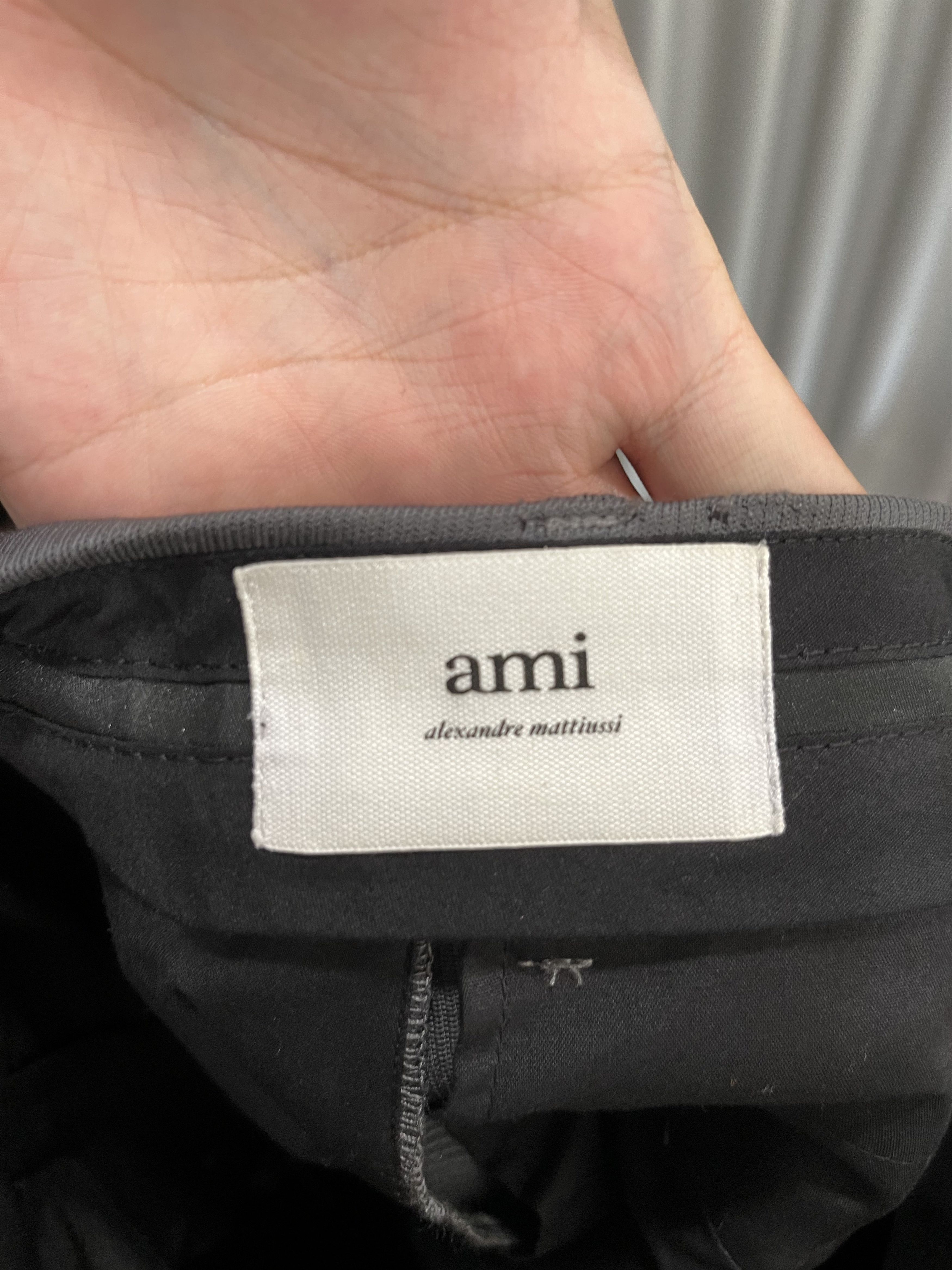 AMI AMI (ALEXANDRE MATTIUSSI) Pressed-Crease Tailored Trousers Size US 40 / EU 56 - 3 Thumbnail