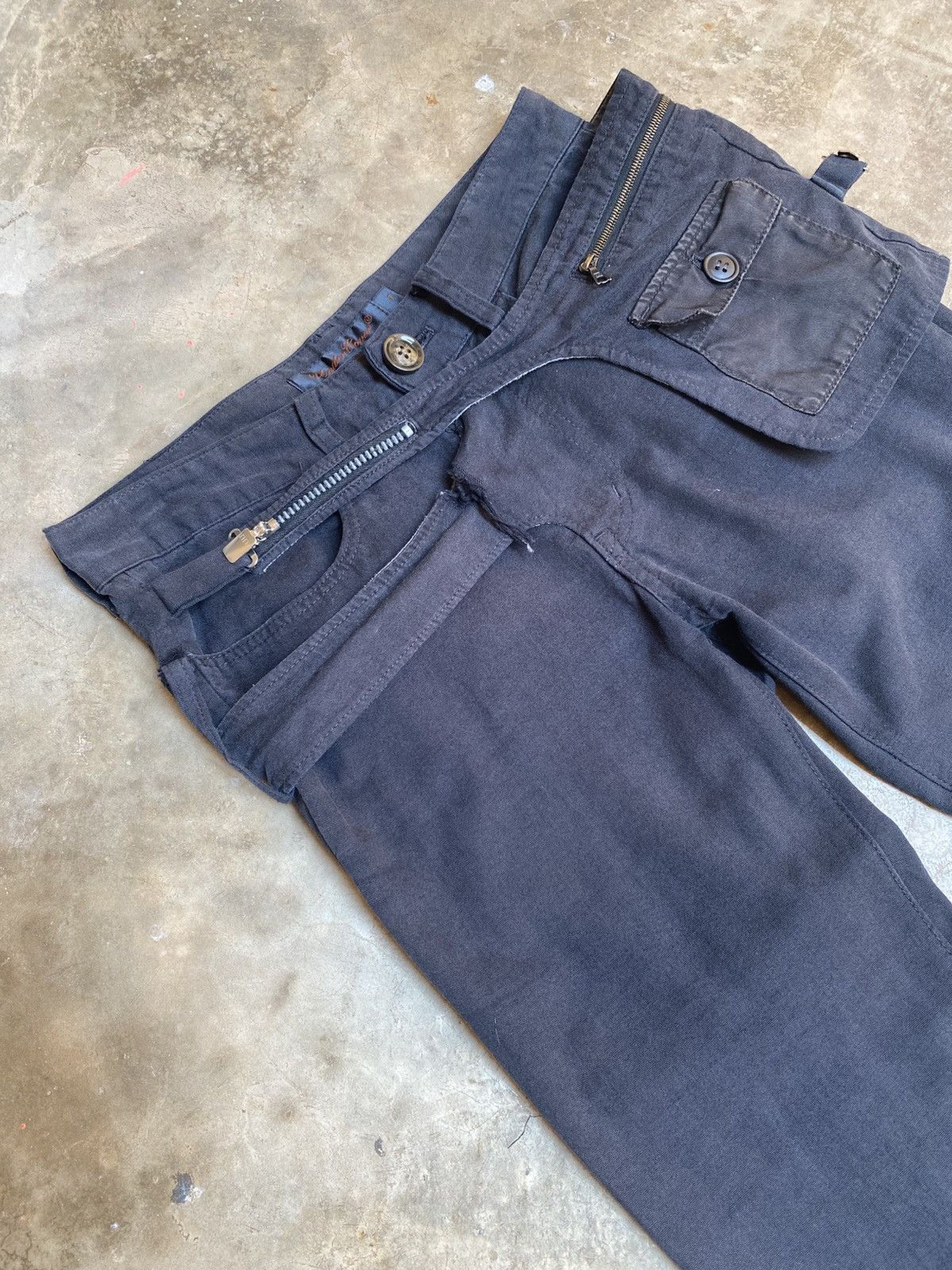 Undercover SS2007 Undercover Thunder Suspender Pant Size US 27 - 5 Thumbnail