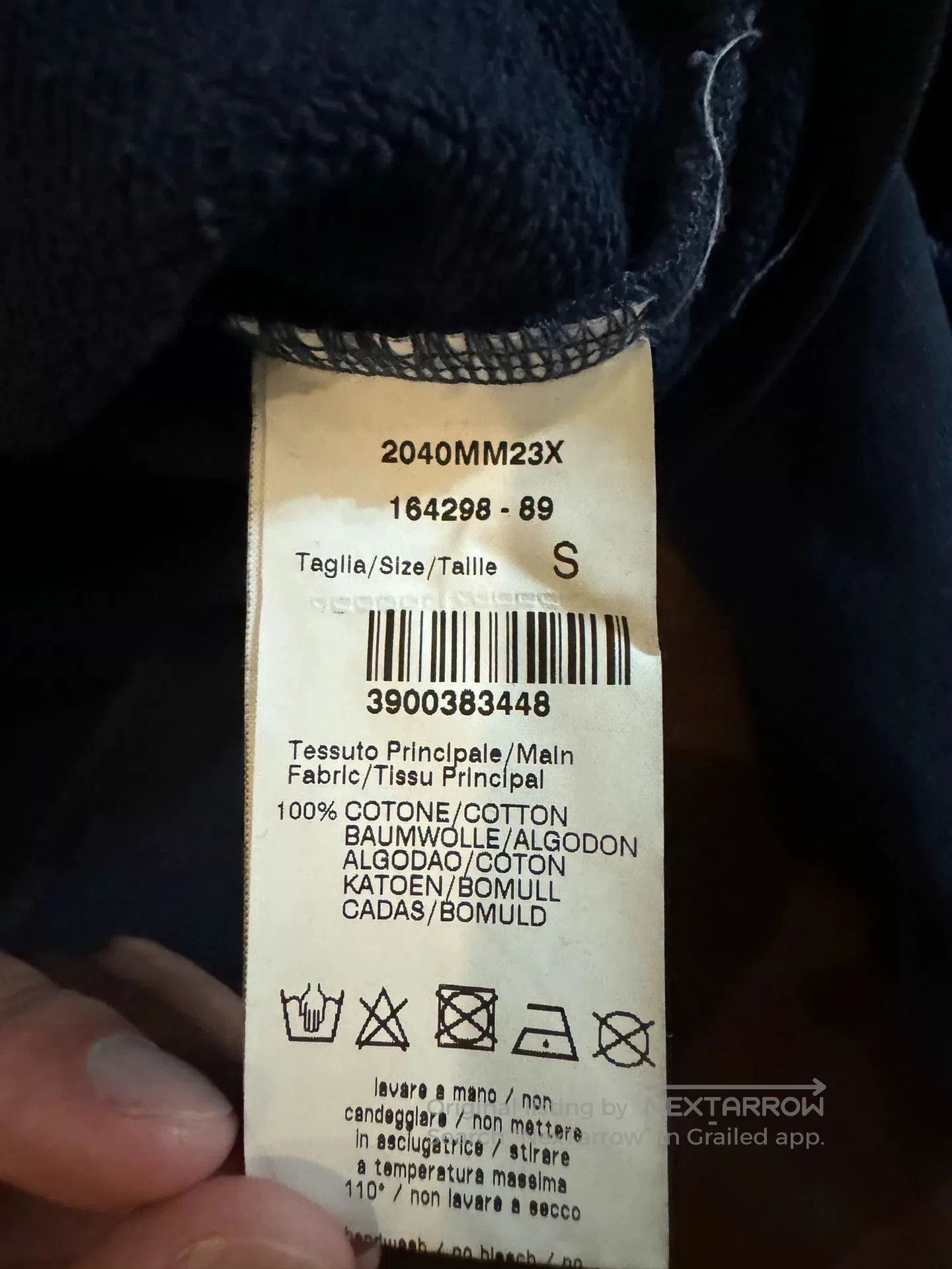 MSGM mens sweatshirt with unique weaving design. Size US S / EU 44-46 / 1 - 4 Thumbnail