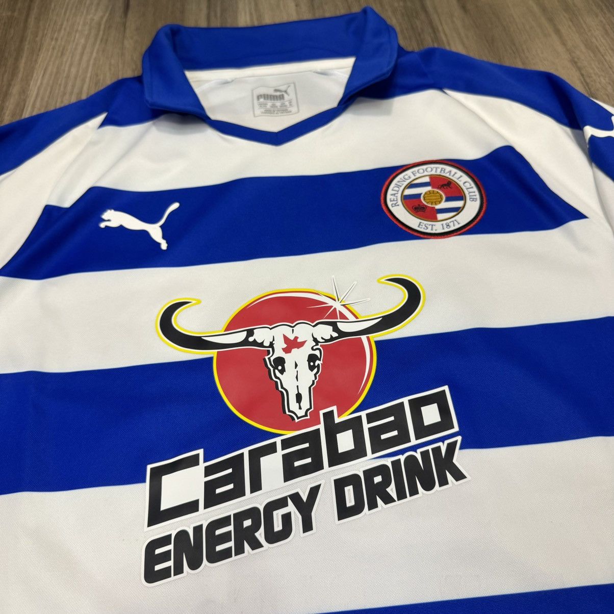 Puma reading 18/19 home shirt #19 Miazga Size US XL / EU 56 / 4 - 3 Thumbnail