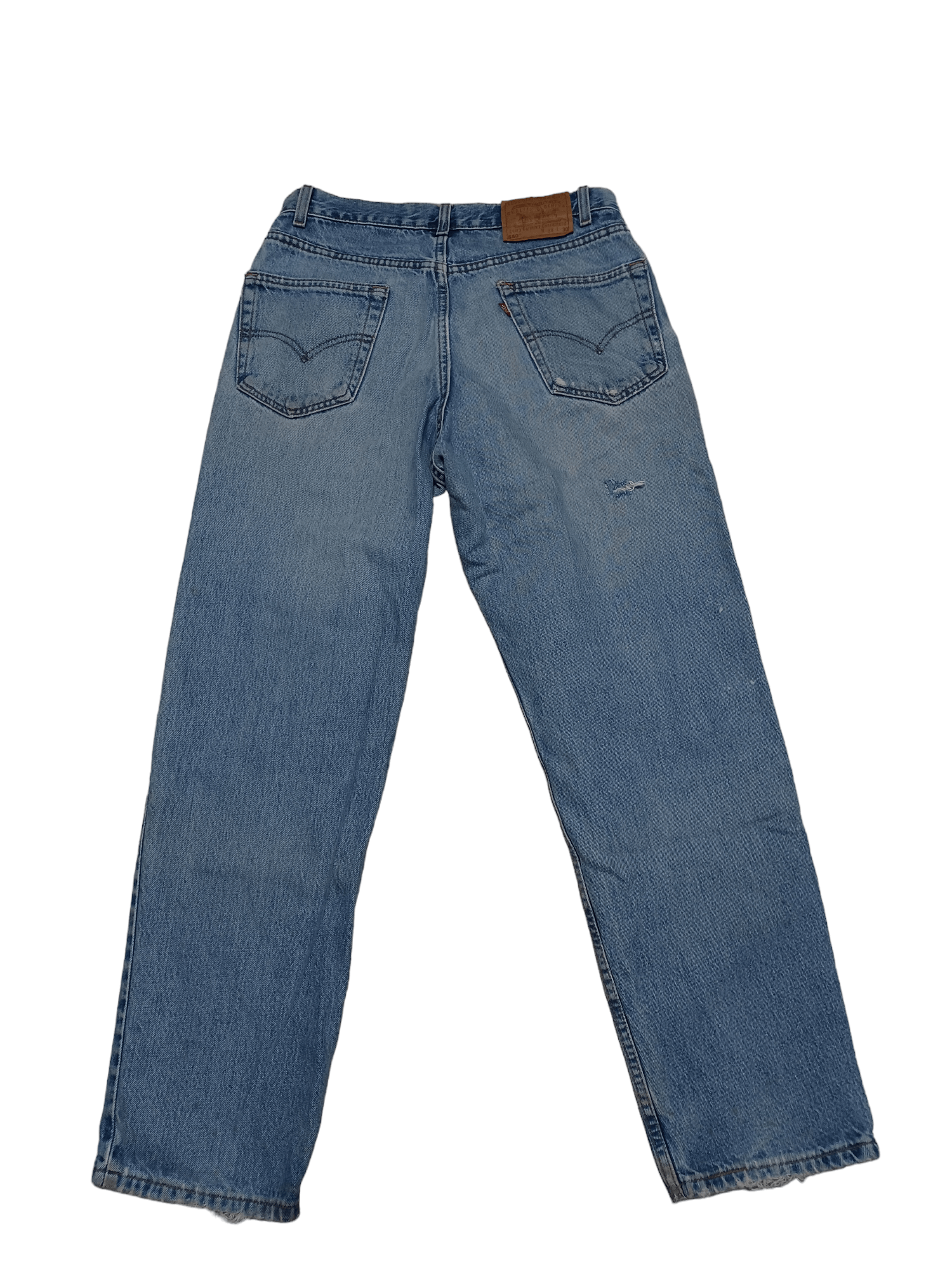 Levi's Vintage Clothing DIRTY DISTRESSED 1991 VINTAGE MADE IN USA 550 LEVIS RELAXED Size US 34 / EU 50 - 2 Thumbnail