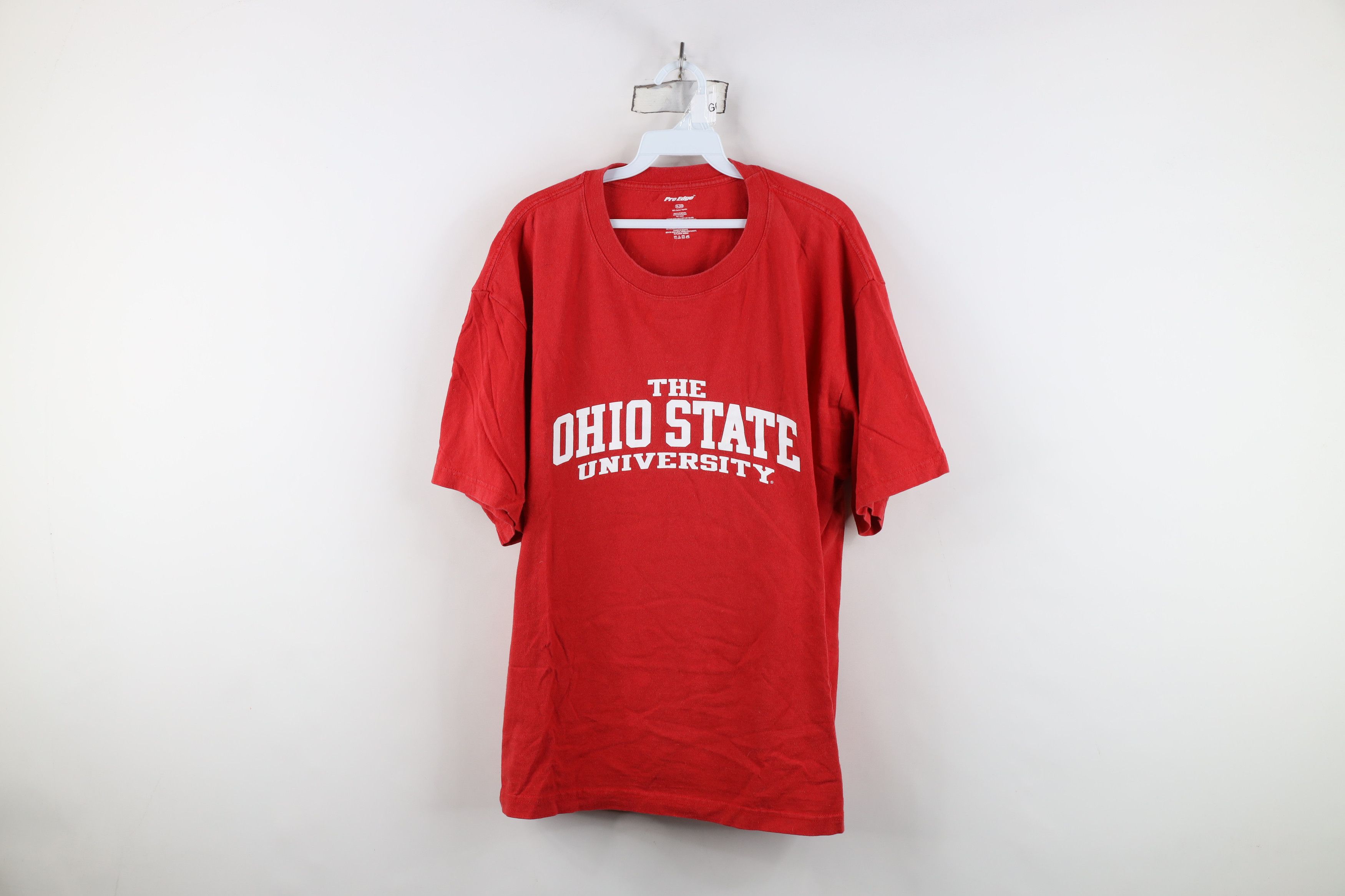 Vintage Vintage Y2K Ohio State University Short Sleeve T-Shirt Red Size US XL / EU 56 / 4 - 1 Thumbnail