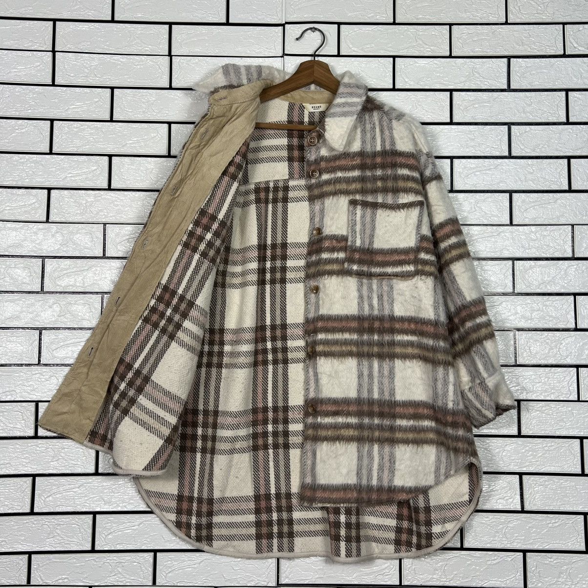 Beams Japan BEAMS HEART Checked Flannel Jacket #4158-C190 Size US L / EU 52-54 / 3 - 8 Thumbnail