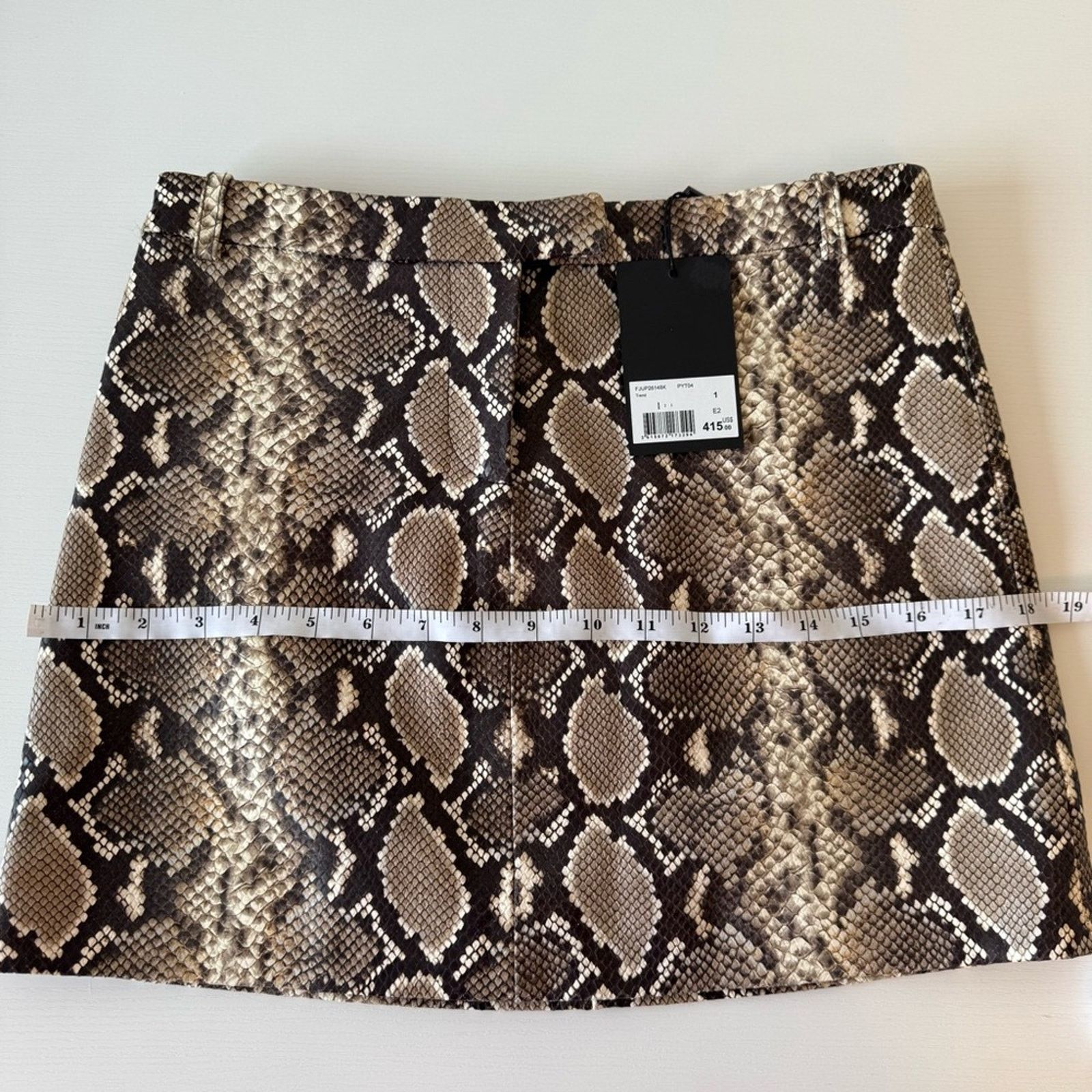 The Kooples New! The Kooples Python Mini Skirt, Size 1 (US S) Size 26" / US 2 / IT 38 - 4 Thumbnail