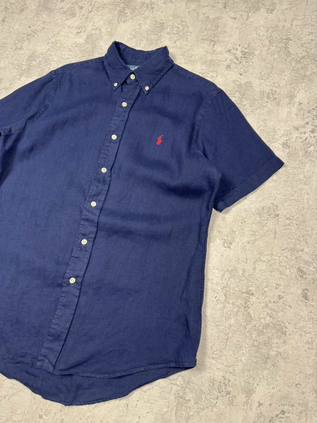 Polo Ralph Lauren Polo Ralph Lauren Linen Button Up Shirt Short Sleeve Size M Size US M / EU 48-50 / 2 - 3 Thumbnail