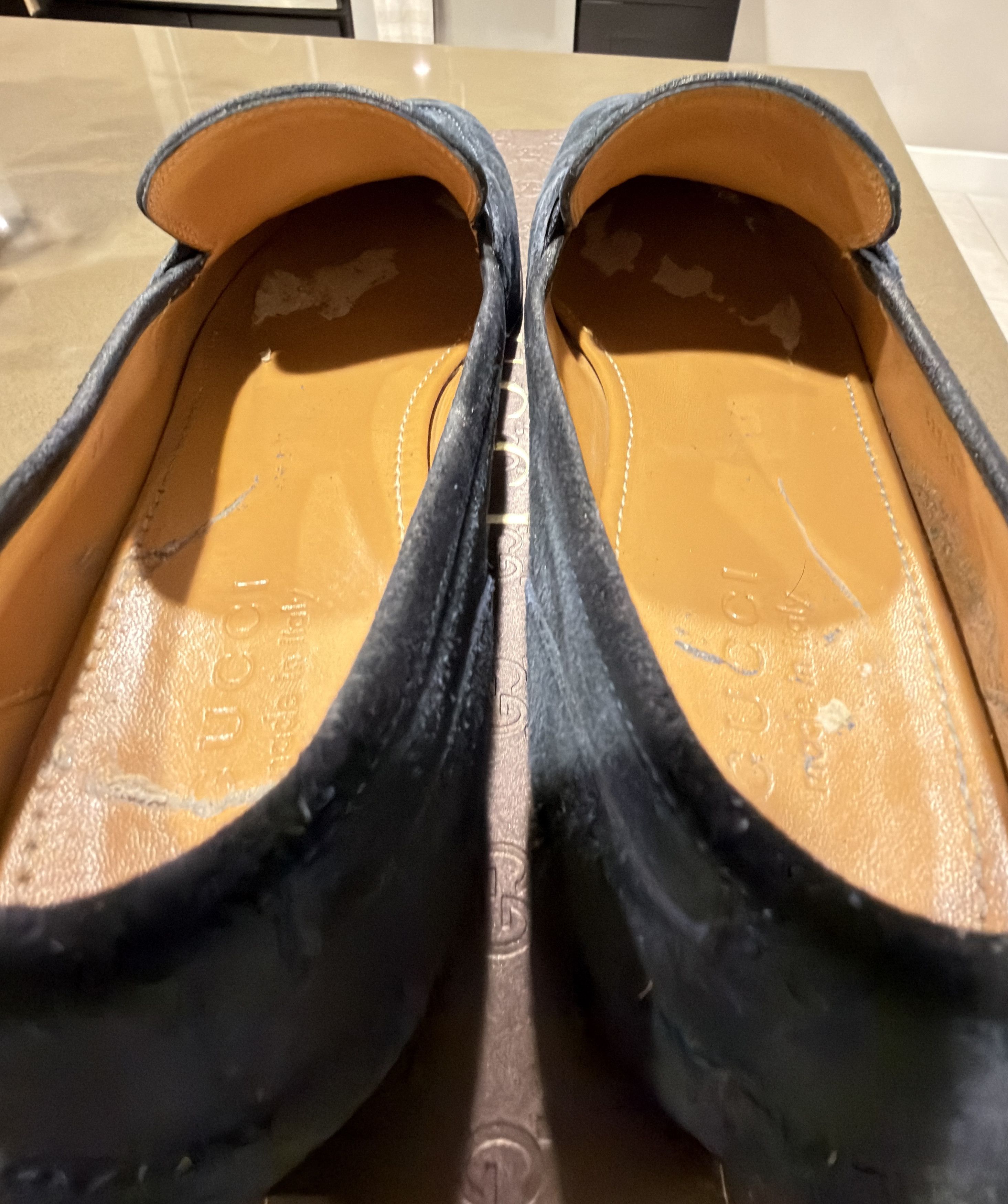Gucci Gucci Horsebit Loafer 322500 CMA40 Blue Suede Size US 8.5 / EU 41-42 - 5 Thumbnail