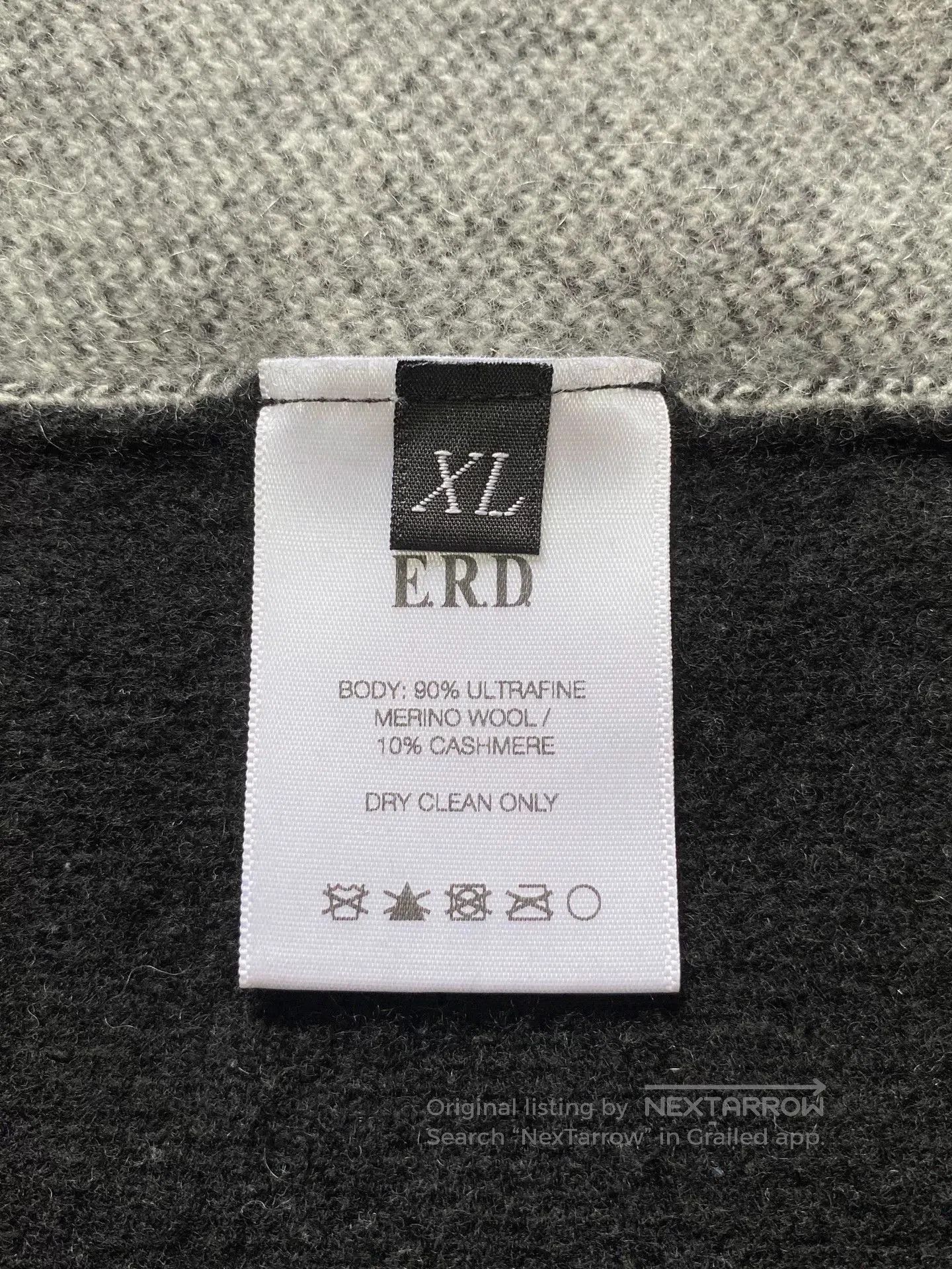 Enfants Riches Deprimes black and white checkered kids sweater. Size US XL / EU 56 / 4 - 7 Thumbnail