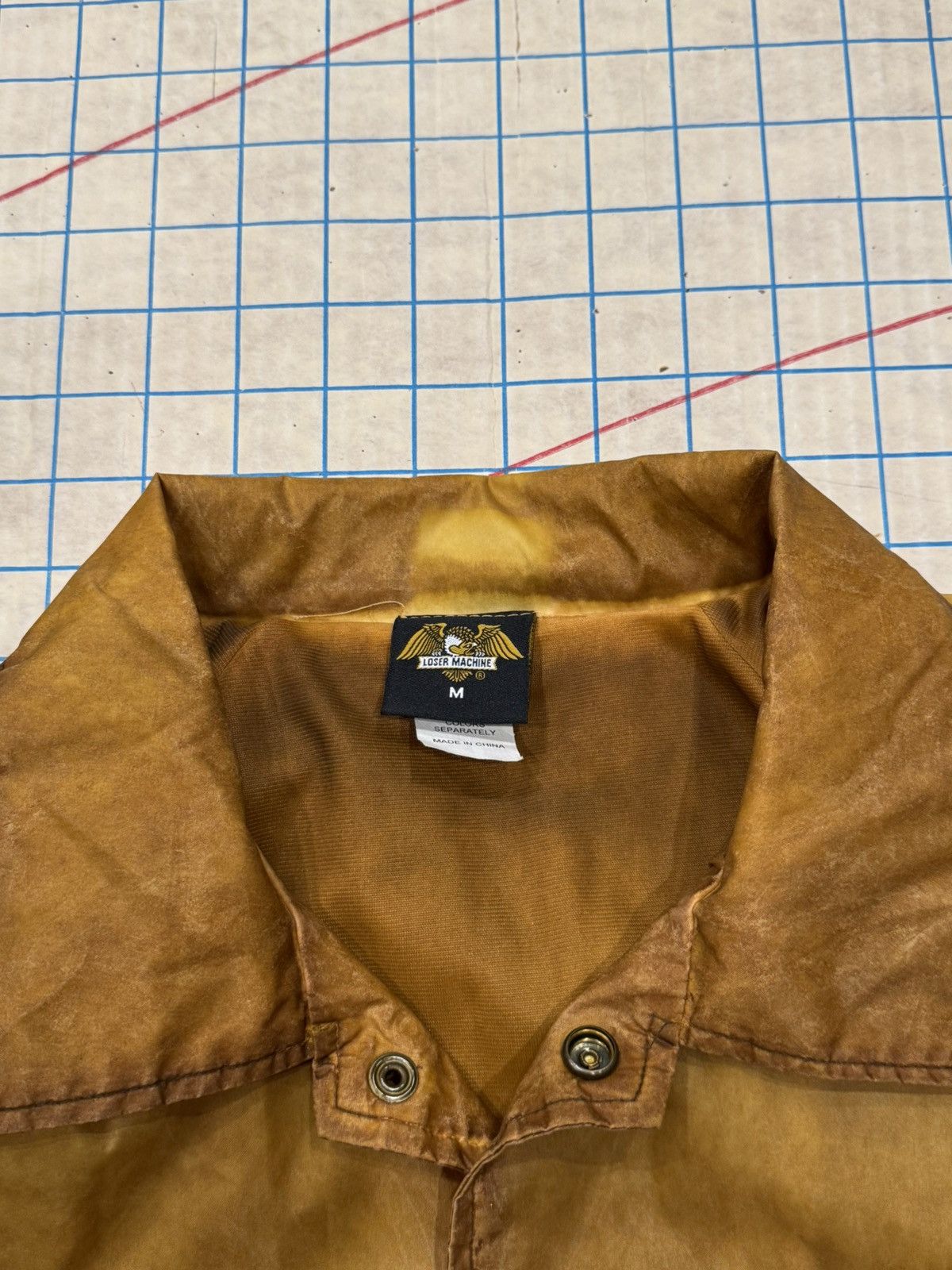 Loser Machine Company NWT Loser Machine Faded Brown Coaches Jacket Size Medium Size US M / EU 48-50 / 2 - 6 Thumbnail