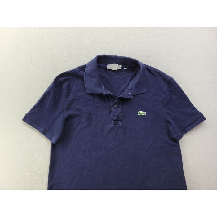 Lacoste Lacoste Slim Fit Men S Navy Alligator Logo Pique Polo Shirt ...