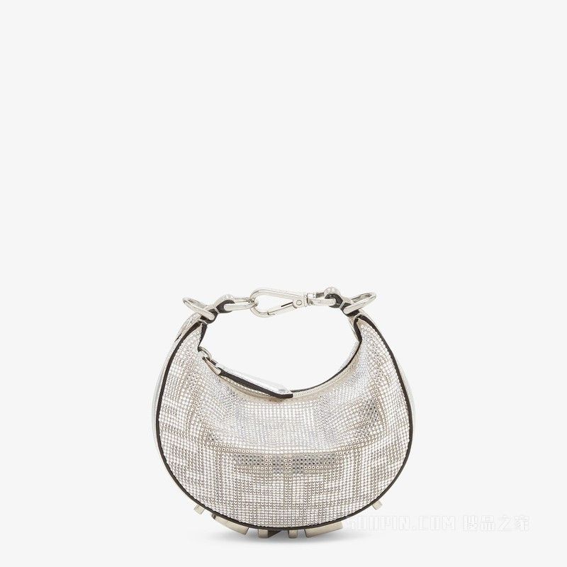 Fendi o1s1wg111125 Size: OS/ Nano Fendigraphy in Grey Size ONE SIZE - 2 Thumbnail