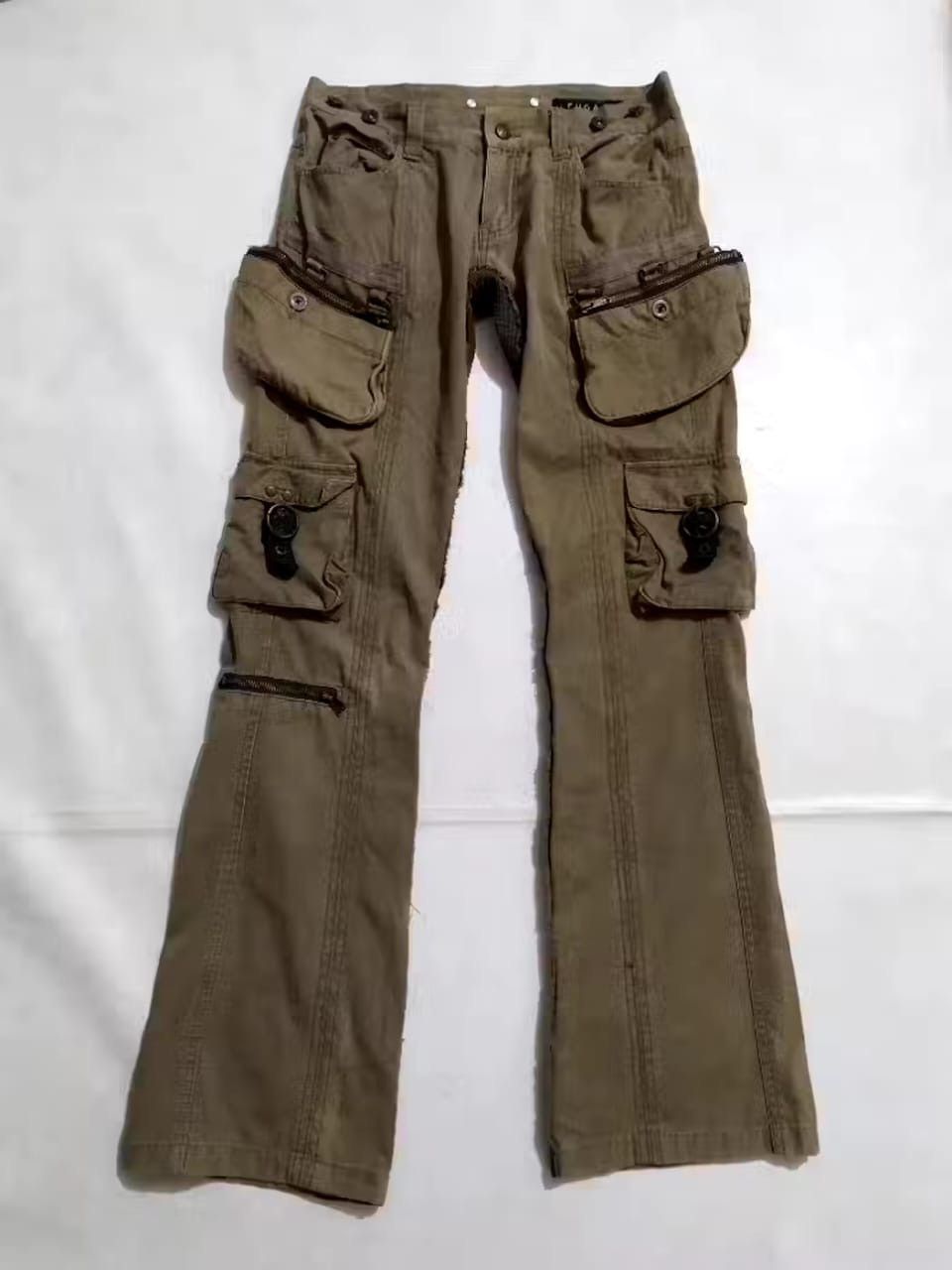 Japanese Brand Rare!! Fuga Cargo Pant Multi Pocket Dirty Detachable pocket Size US 28 / EU 44 - 1 Thumbnail