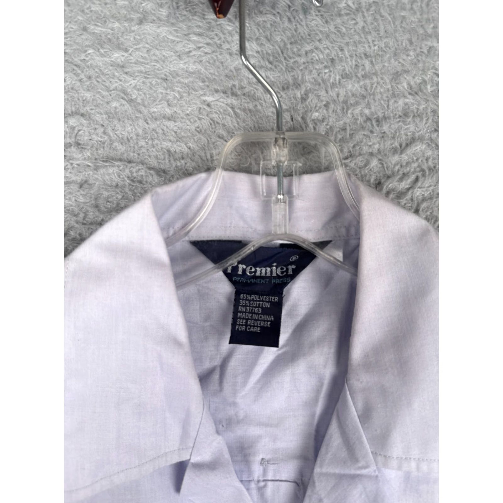 Vintage Premier Shirt Men Small Purple Premier Guayabera Shirt Men Small Purple Short Sleeve Button-Up Size US S / EU 44-46 / 1 - 6 Thumbnail