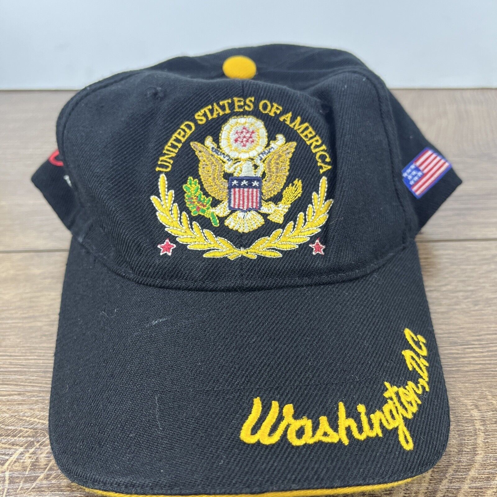 Other Washington DC Hat United States DC Black Hat Adjustable Adul Size ONE SIZE - 4 Thumbnail