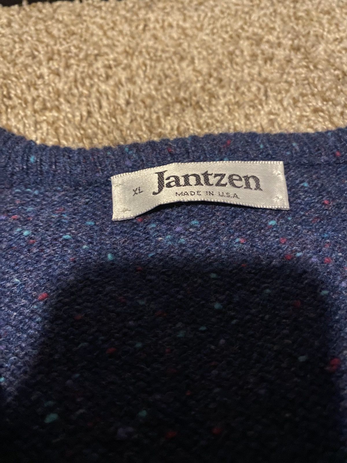 Jantzen × Vintage Vintage Wool Sweater Vest Size US XL / EU 56 / 4 - 3 Thumbnail