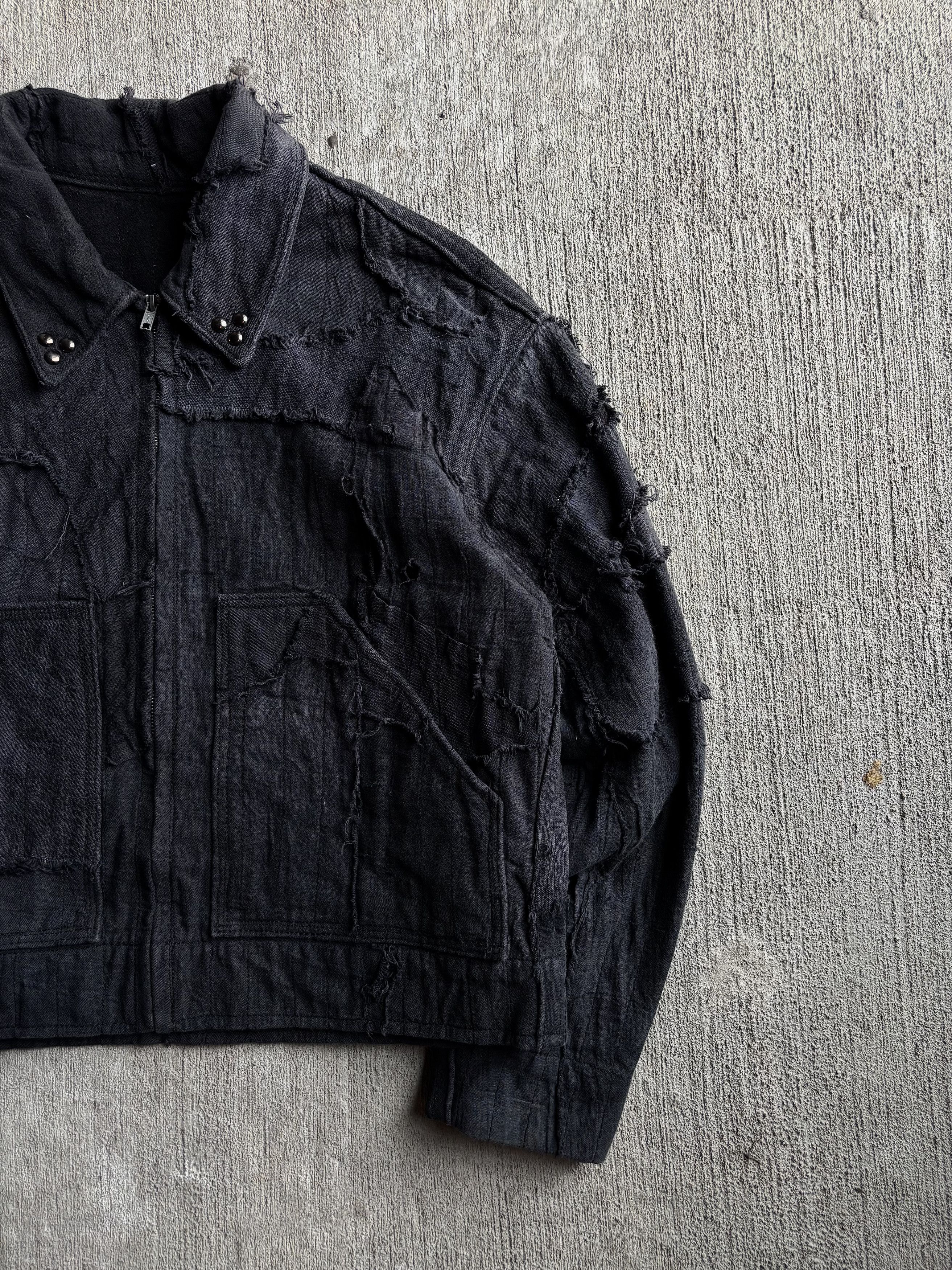 Other 1:1 Overdyed Black 'Crust' Workwear Jacket By David Turner Size US L / EU 52-54 / 3 - 6 Thumbnail