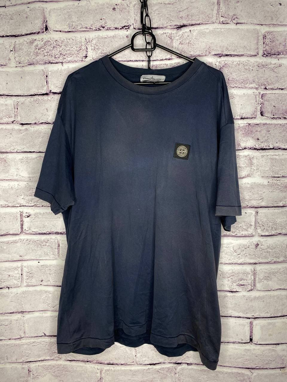 Massimo Osti MENS Stone Island Patch Program Distressed Tee Size US XXL / EU 58 / 5 - 1 Thumbnail