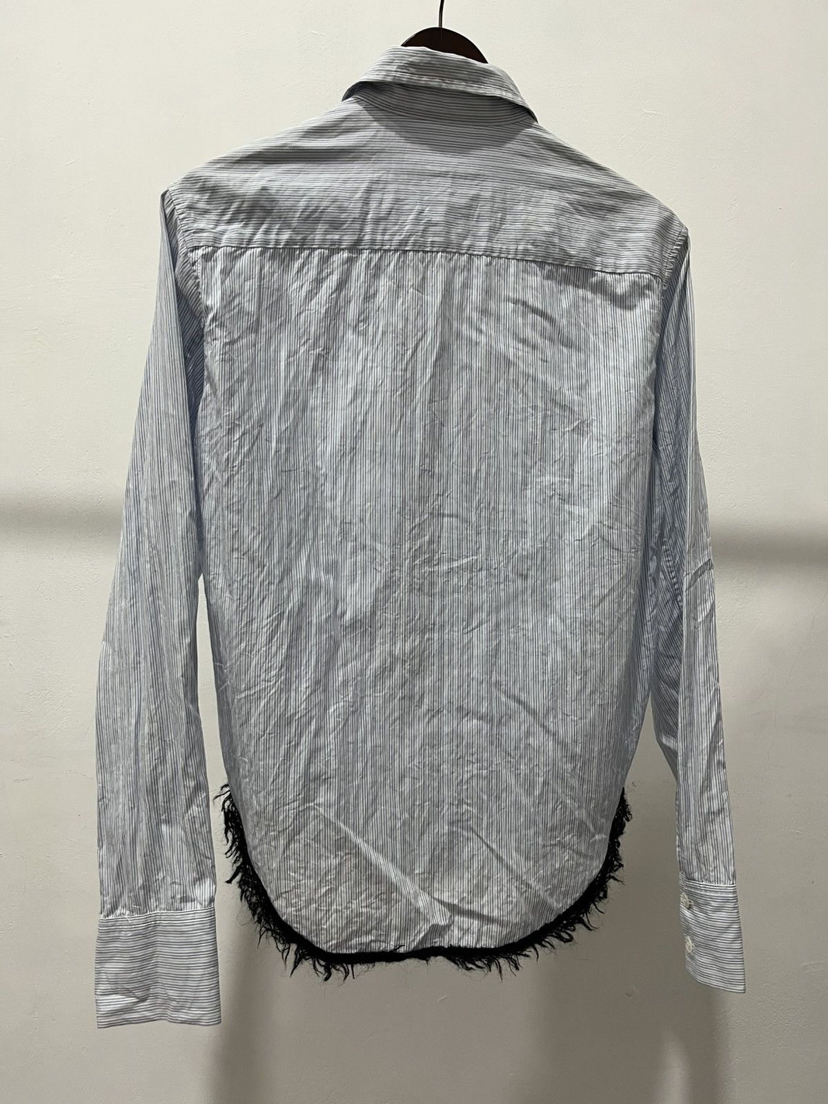 Yohji Yamamoto YOHJI YAMAMOTO LINED KNIT CROP SHIRT Size US S / EU 44-46 / 1 - 2 Thumbnail