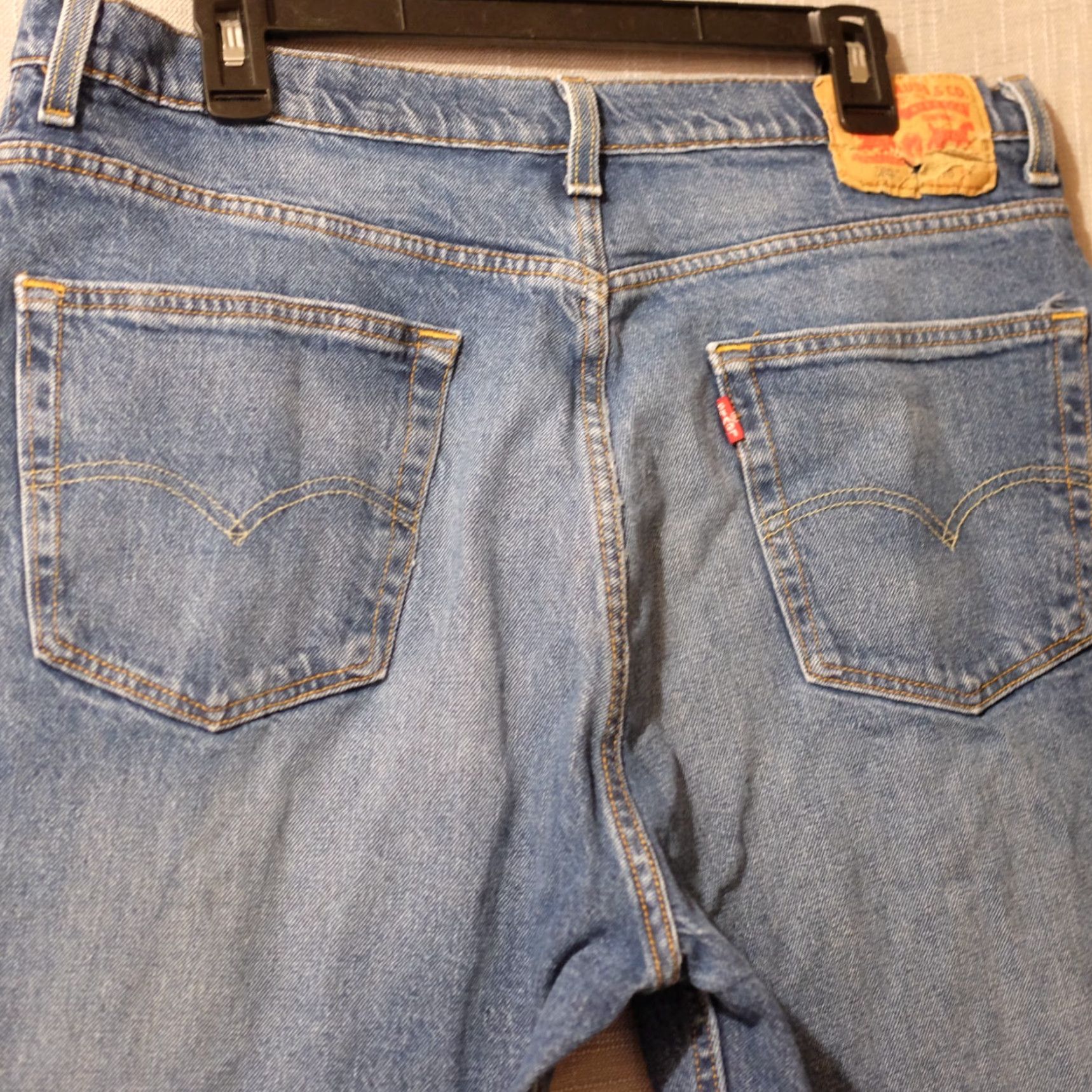 Levi's Levis 569 Jean Shorts Bermuda Denim Blue Mens W36 Inseam 11-1/2 in 569 Denim Shorts Pants Shirt? Size US 36 / EU 52 - 7 Thumbnail