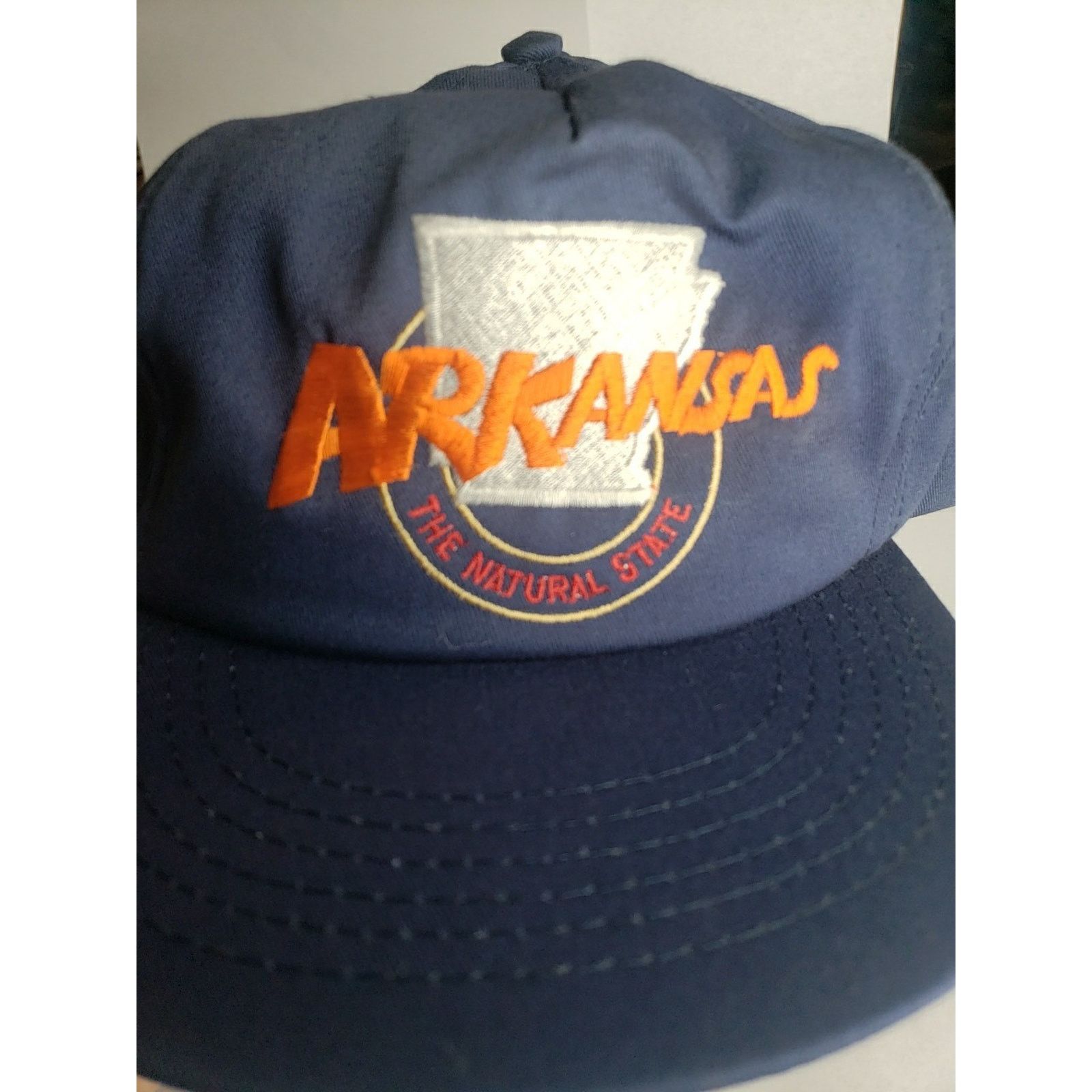 Other 80s 90s Arkansas The Natural State Hat USA Union Made Size ONE SIZE - 6 Thumbnail