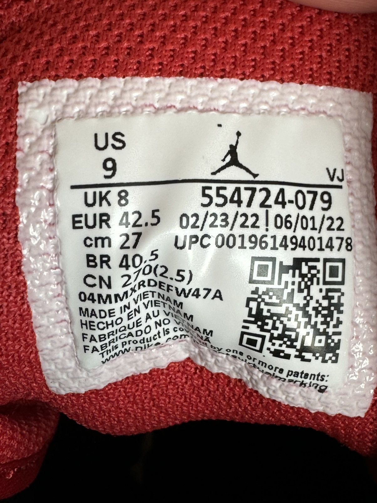 Jordan Brand × Nike New Original Nike Air Jordan 1 Mid 554724 079 Size US 9 / EU 42 - 6 Thumbnail