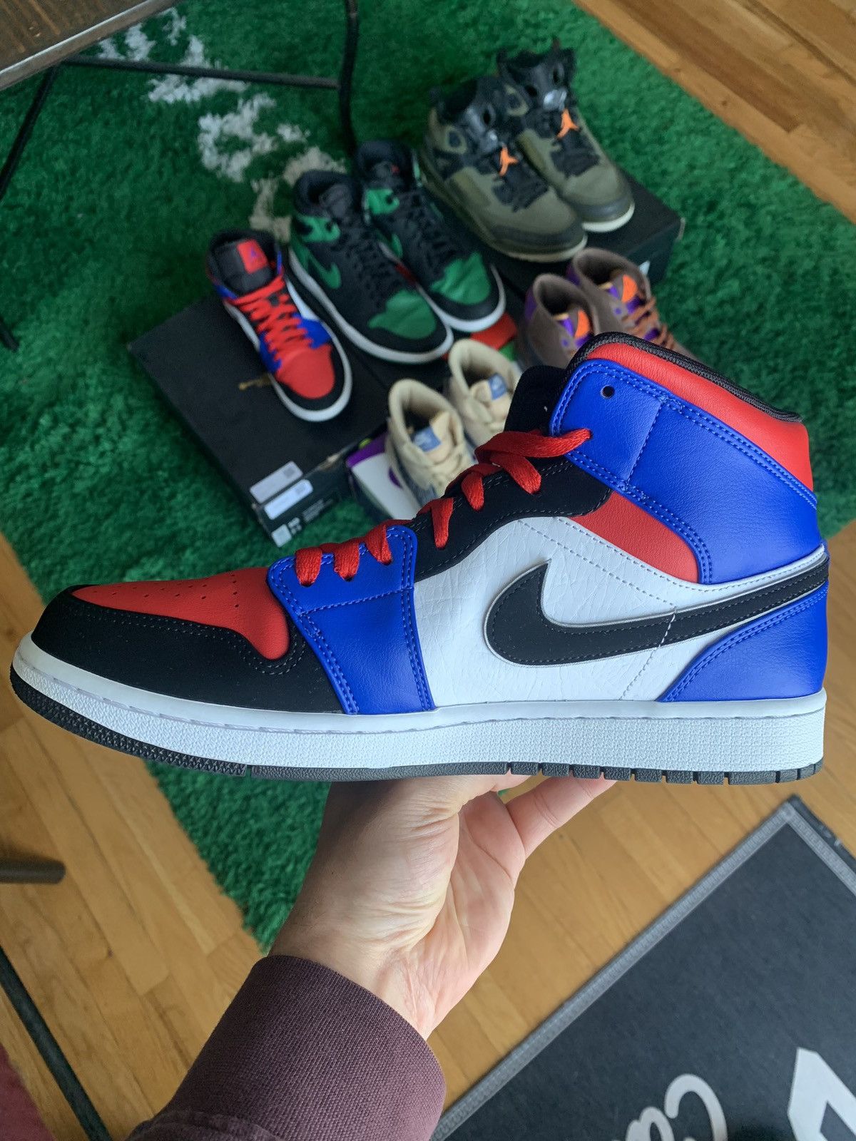 Jordan Brand × Nike Jordan 1 Mid Top 3 Size US 10 / EU 43 - 4 Thumbnail