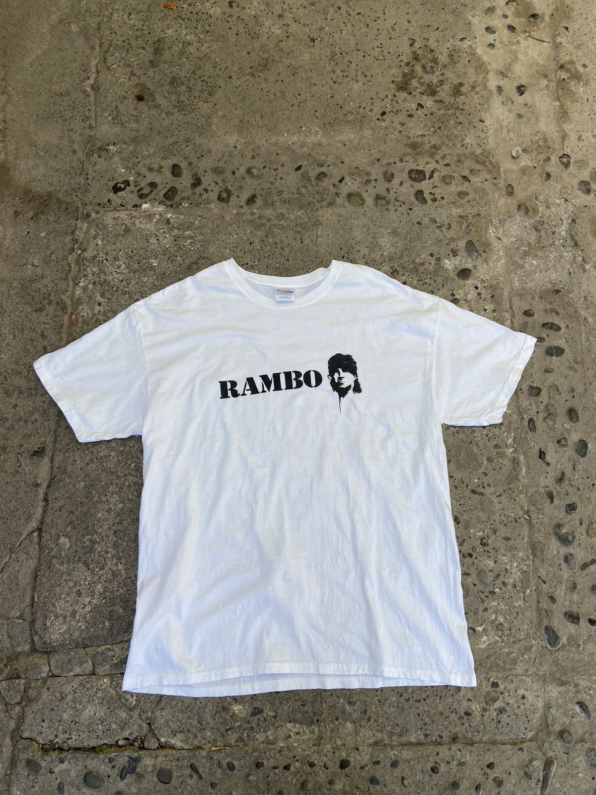 Vintage Vintage rambo t shirt Size US XL / EU 56 / 4 - 1 Thumbnail