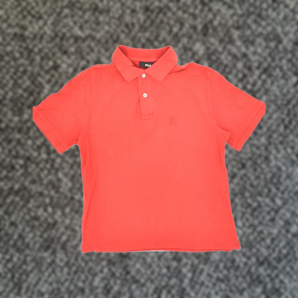 Fila FILA Mens Polo Shirt Small Red Cotton MT14 Size US S / EU 44-46 / 1 - 1 Thumbnail
